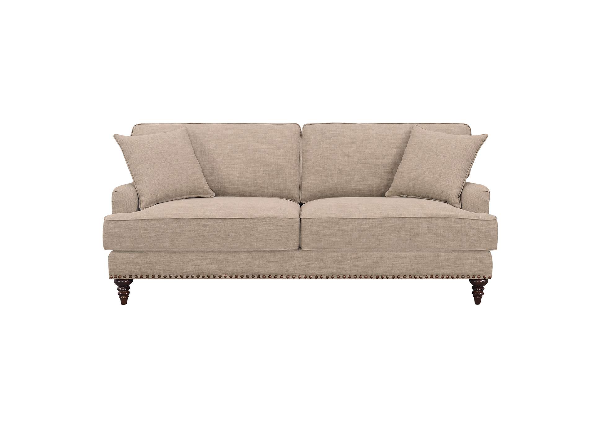 Abby Sofa With Pillows In Heirloom Smoke - Pewter,Elements