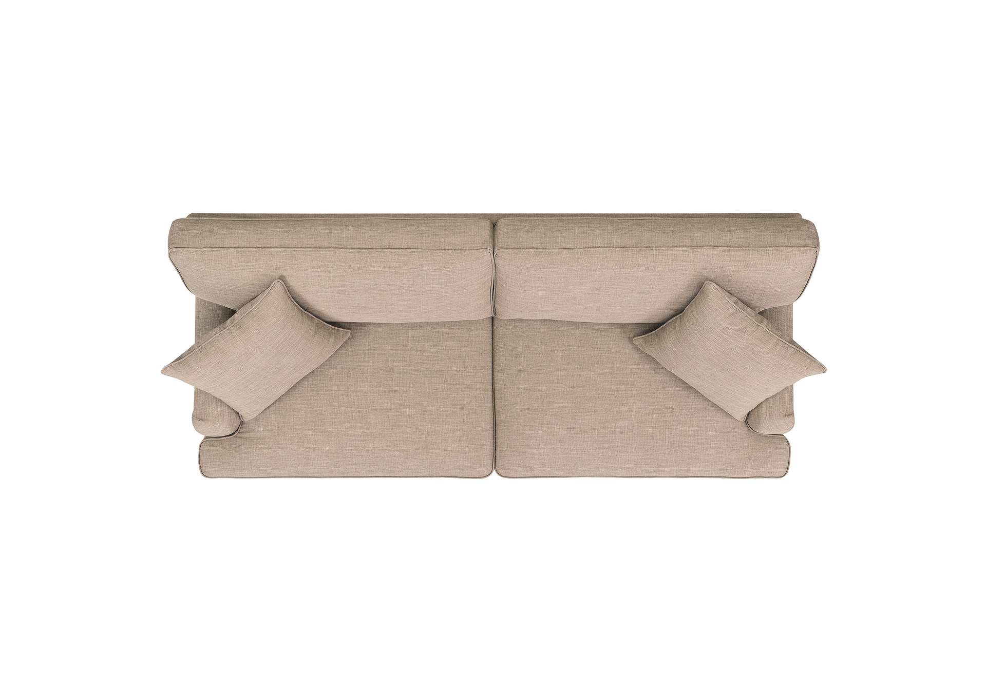 Abby 2 Piece Set - Sofa Loveseat In Smoke,Elements