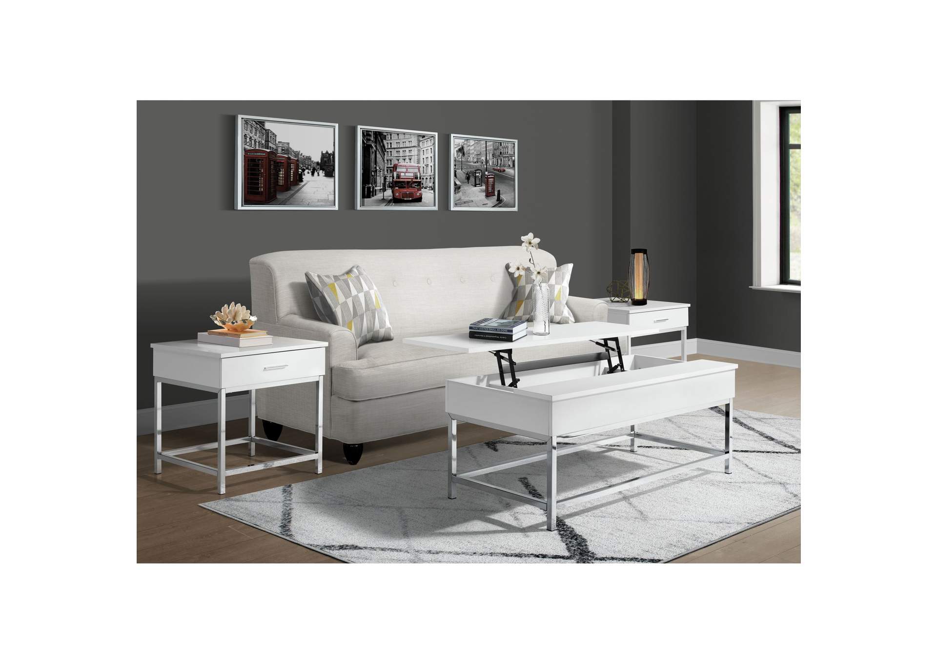 Adela Coffee Table With Lift Top,Elements