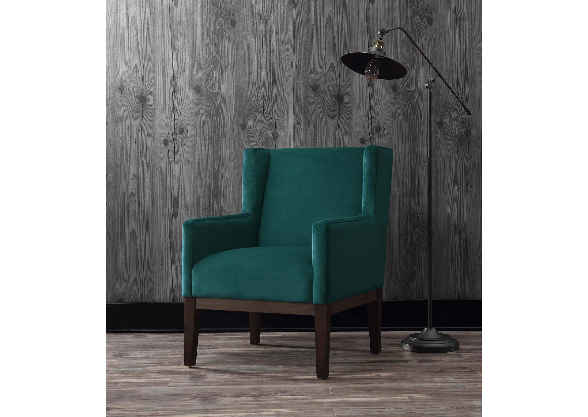 Allison 1642 Chair Ottoman Teal,Elements