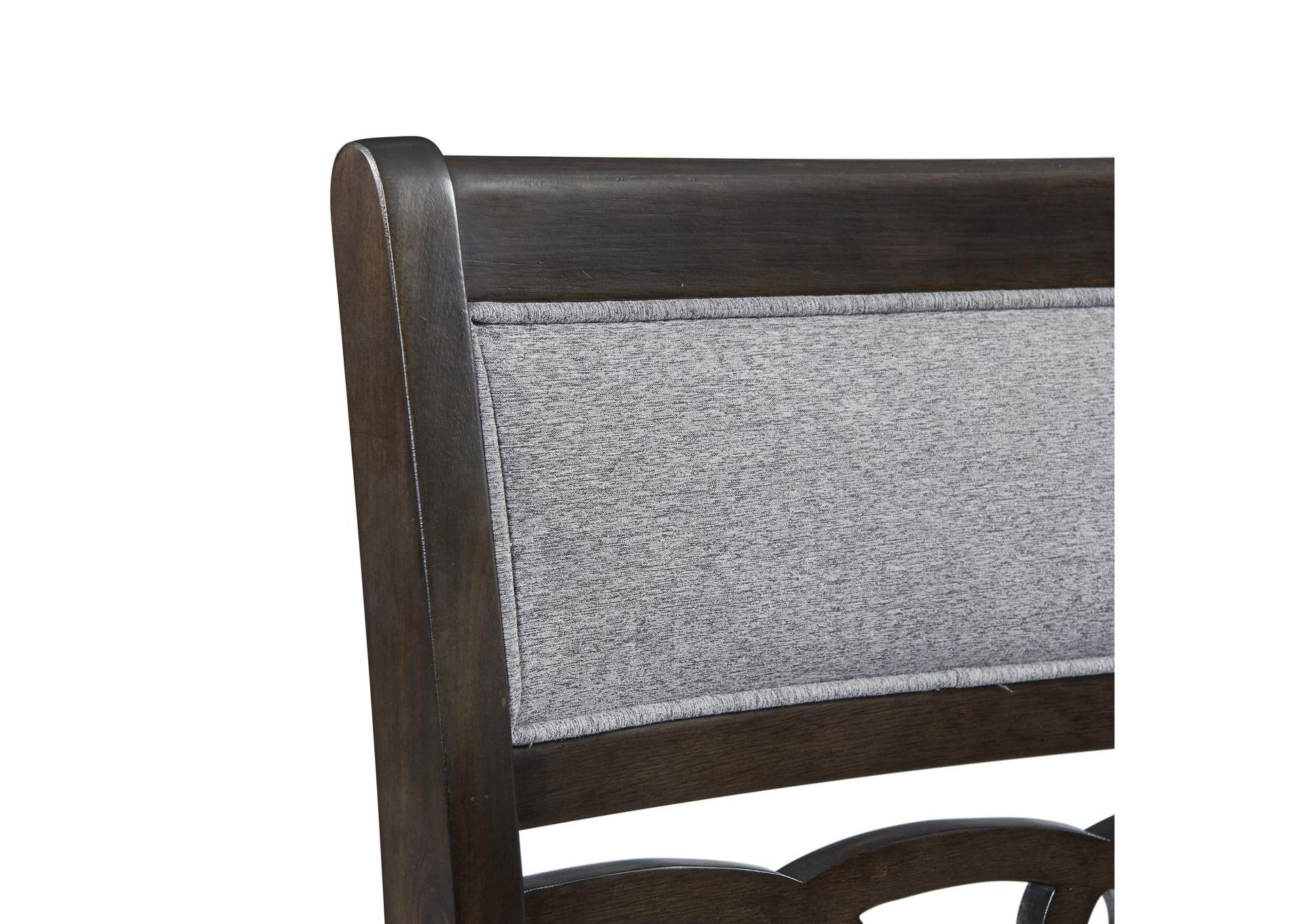 Amherst Counter Side Chair With Fabric Cushion Dark Finish 2 Per Pack,Elements