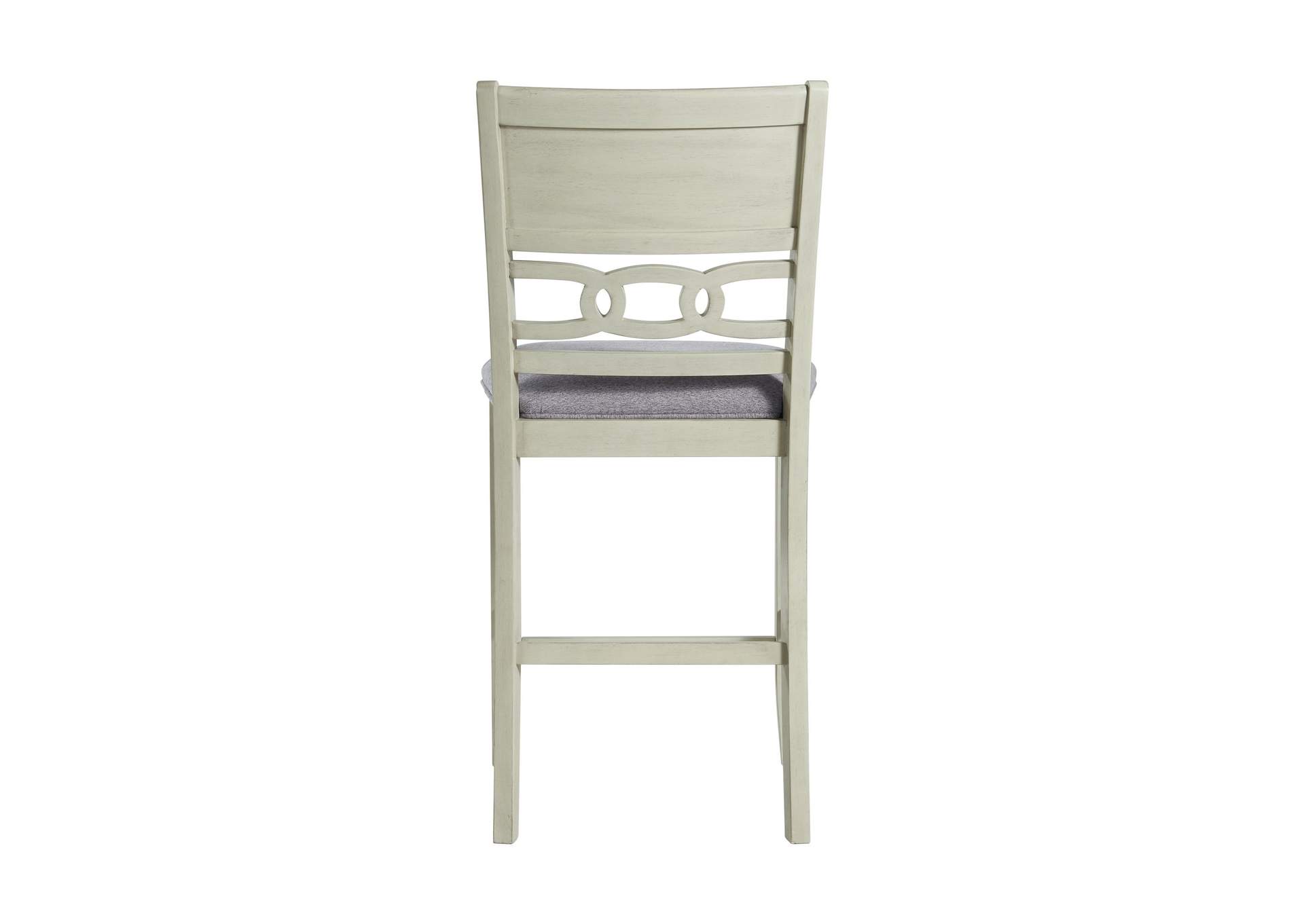 Amherst Counter Side Chair With Fabric Cushion White Finish 2 Per Pack,Elements