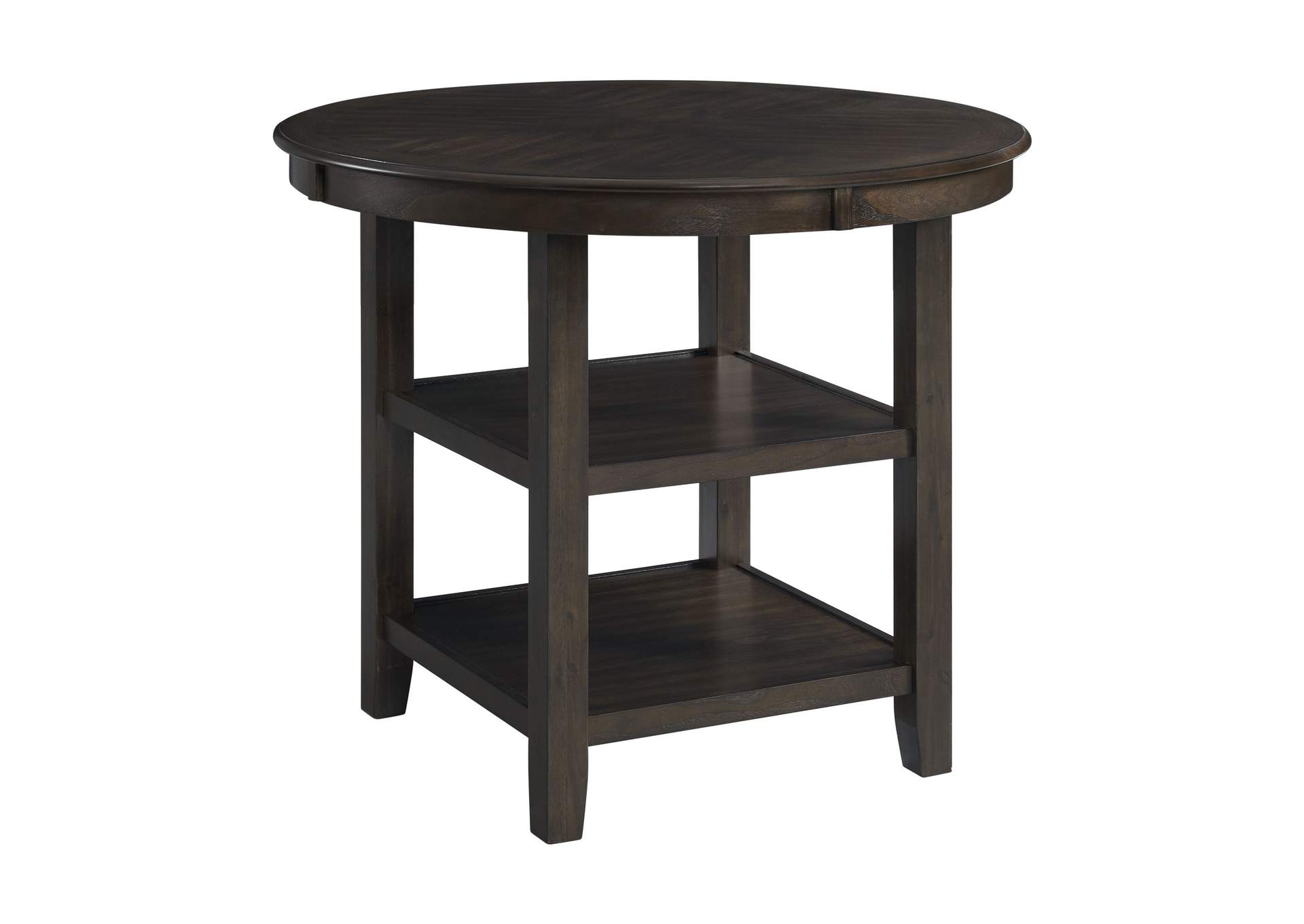 Amherst Counter Table With Wood Leg Dark Finish,Elements