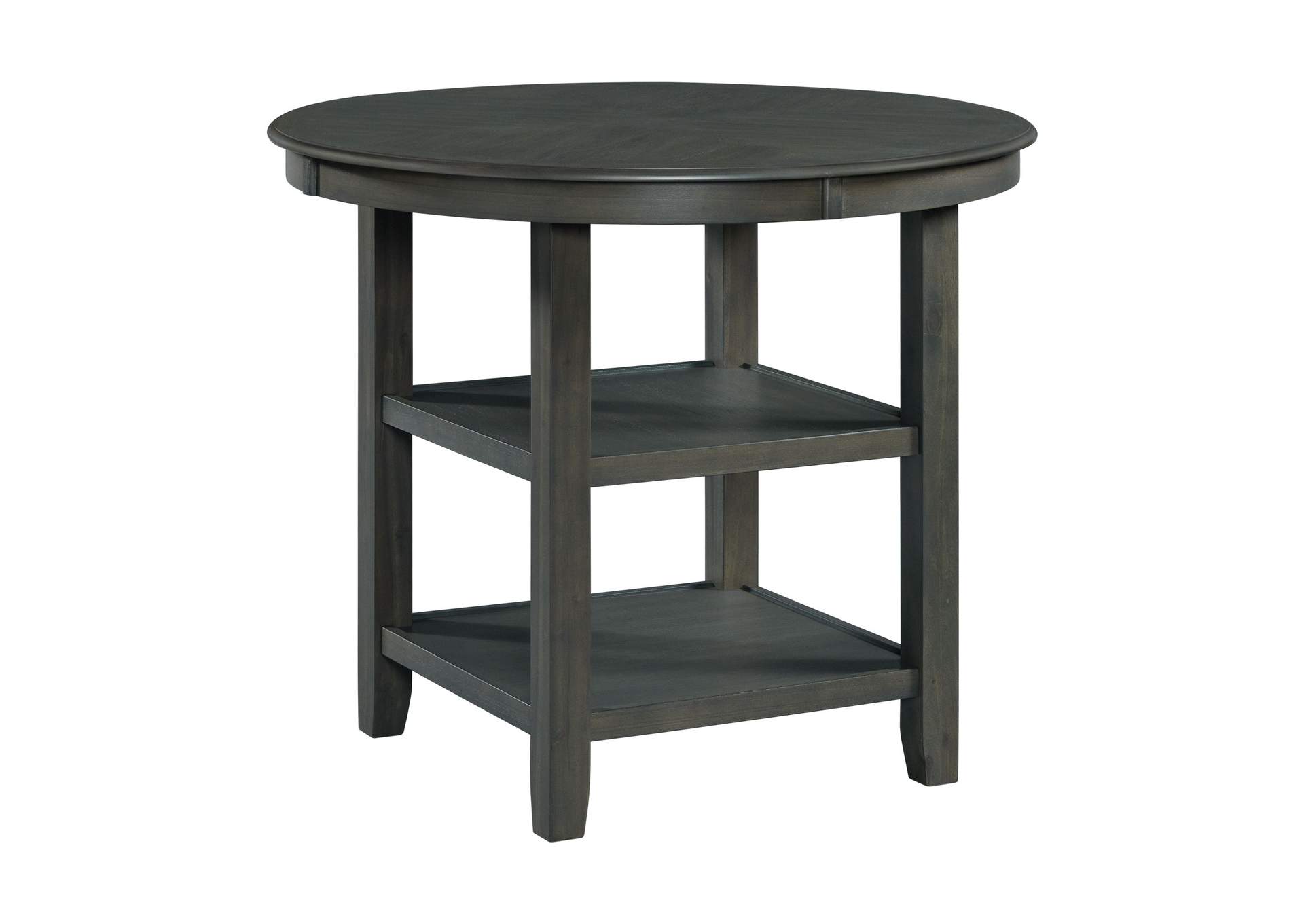 Amherst Counter Table With Wood Leg Grey Finish,Elements