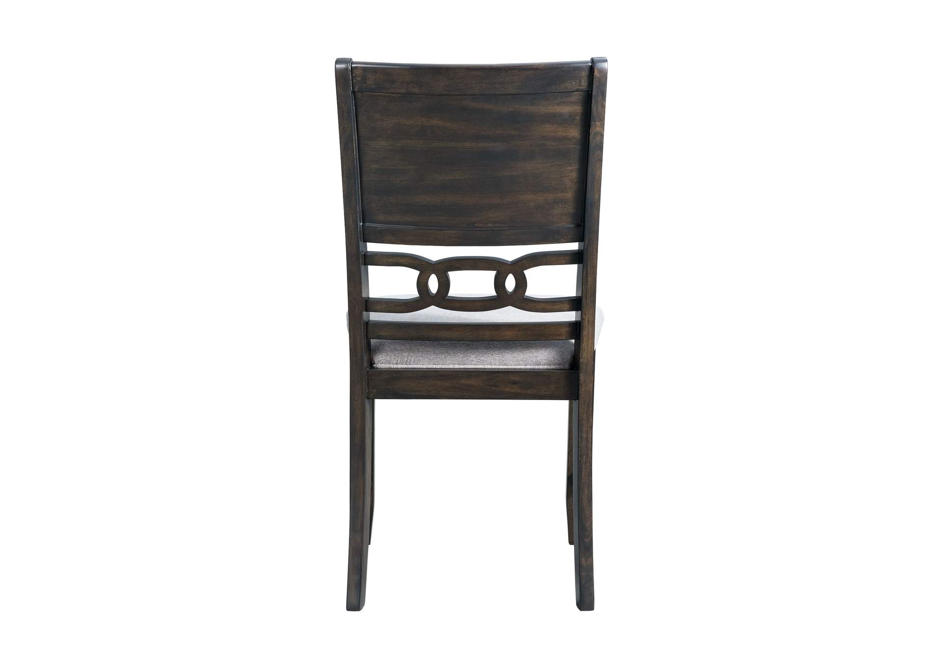 Amherst Dining Side Chair With Fabric Cushion Dark Finish 2 Per Pack,Elements