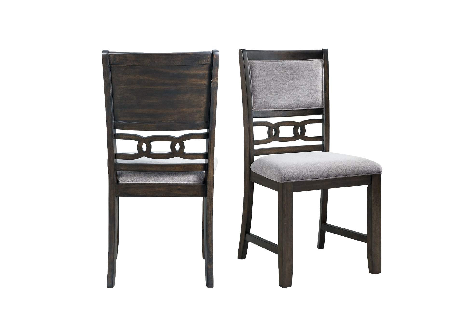 Amherst Dining Side Chair With Fabric Cushion Dark Finish 2 Per Pack,Elements