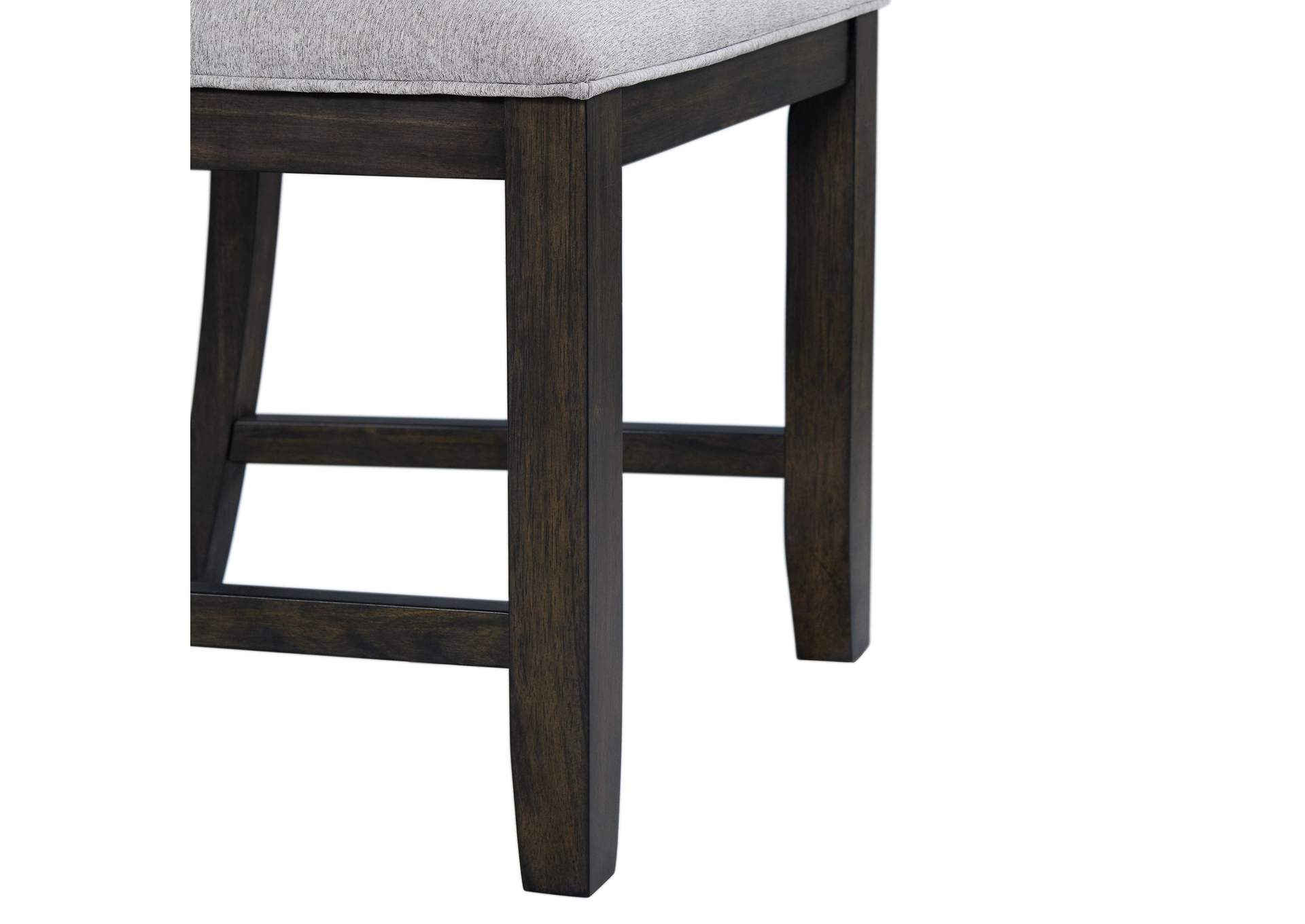 Amherst Dining Side Chair With Fabric Cushion Dark Finish 2 Per Pack,Elements