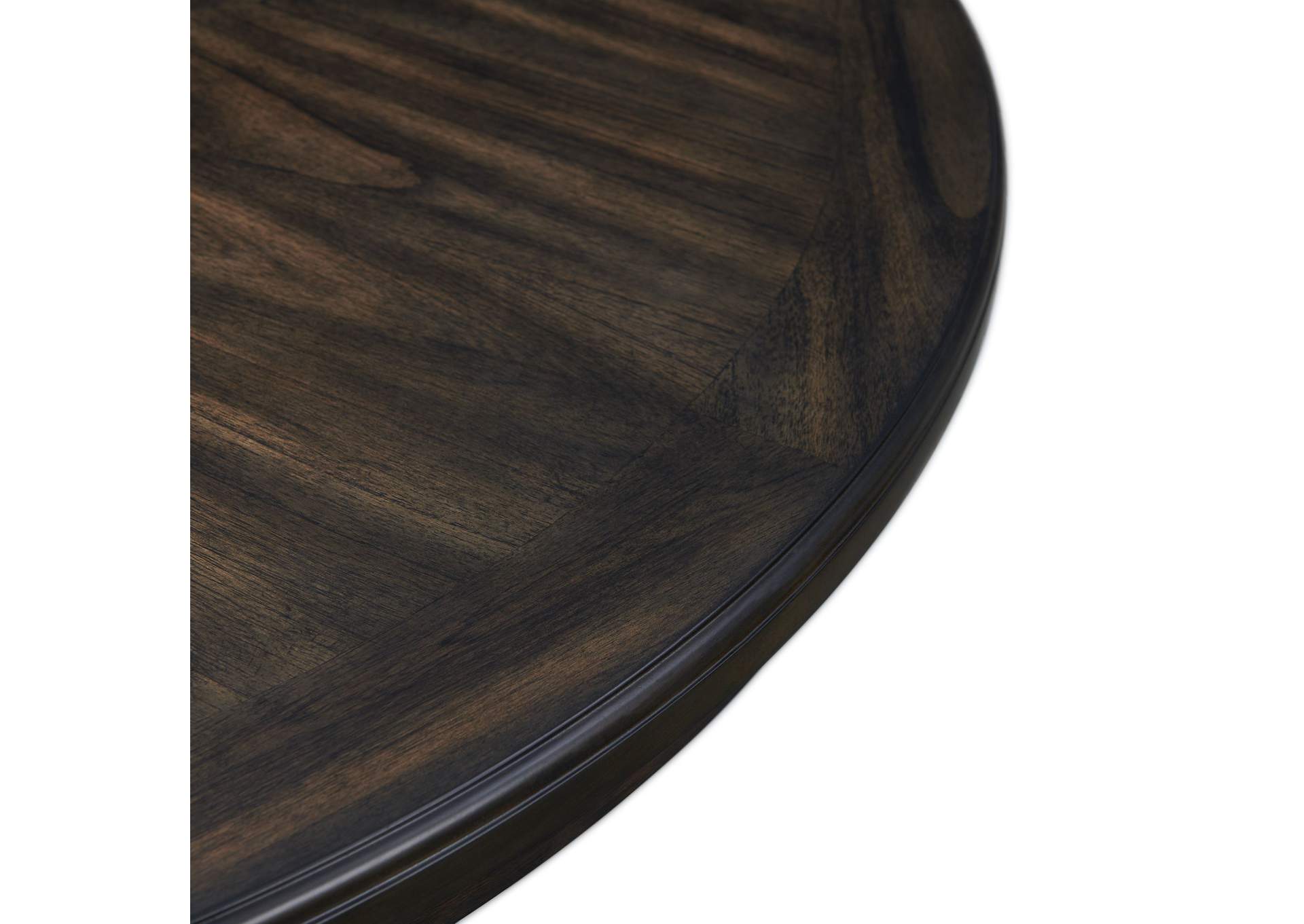 Amherst Dining Table With Wood Leg Dark Finish,Elements