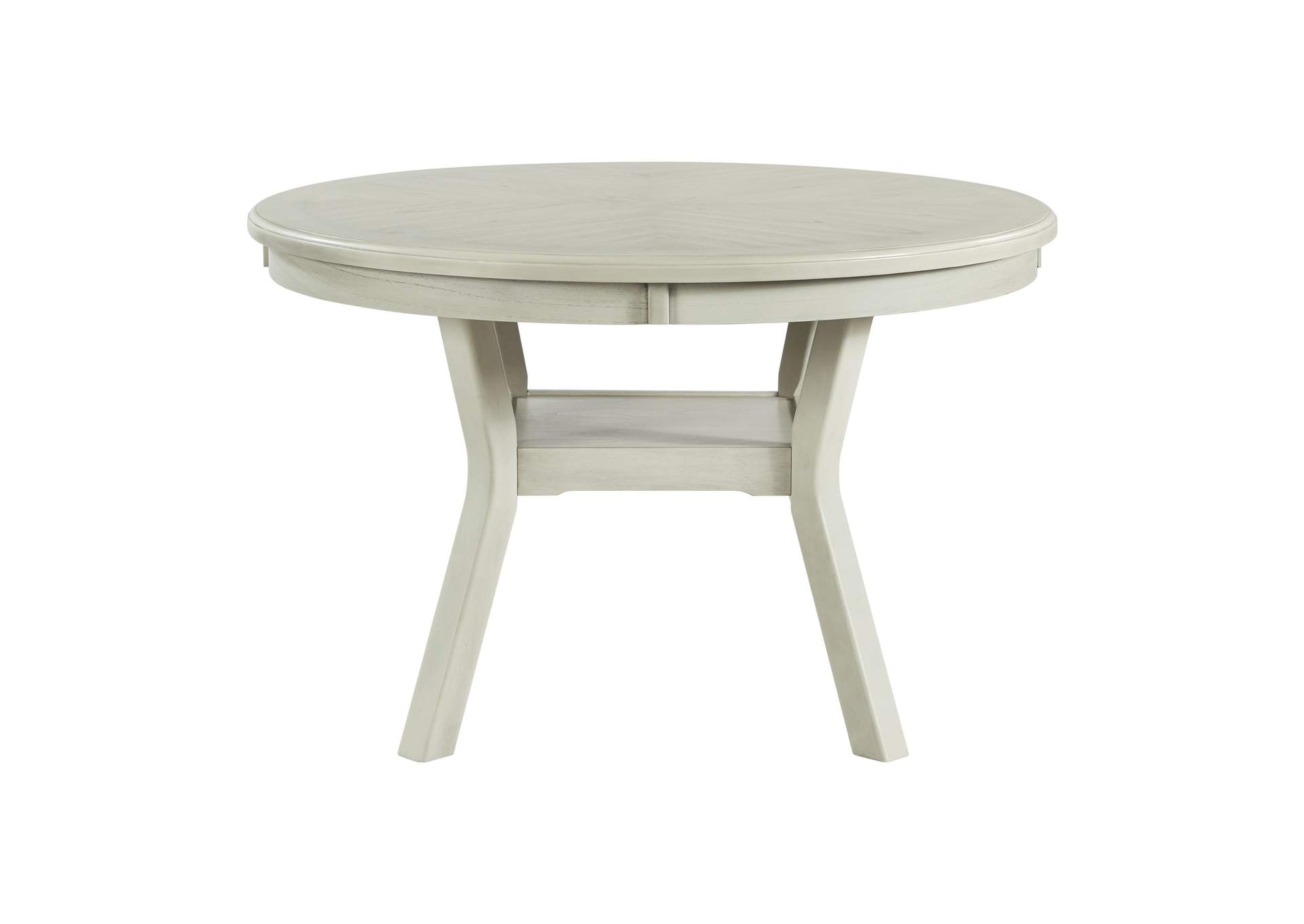 Amherst Dining Table With Wood Leg White Finish,Elements