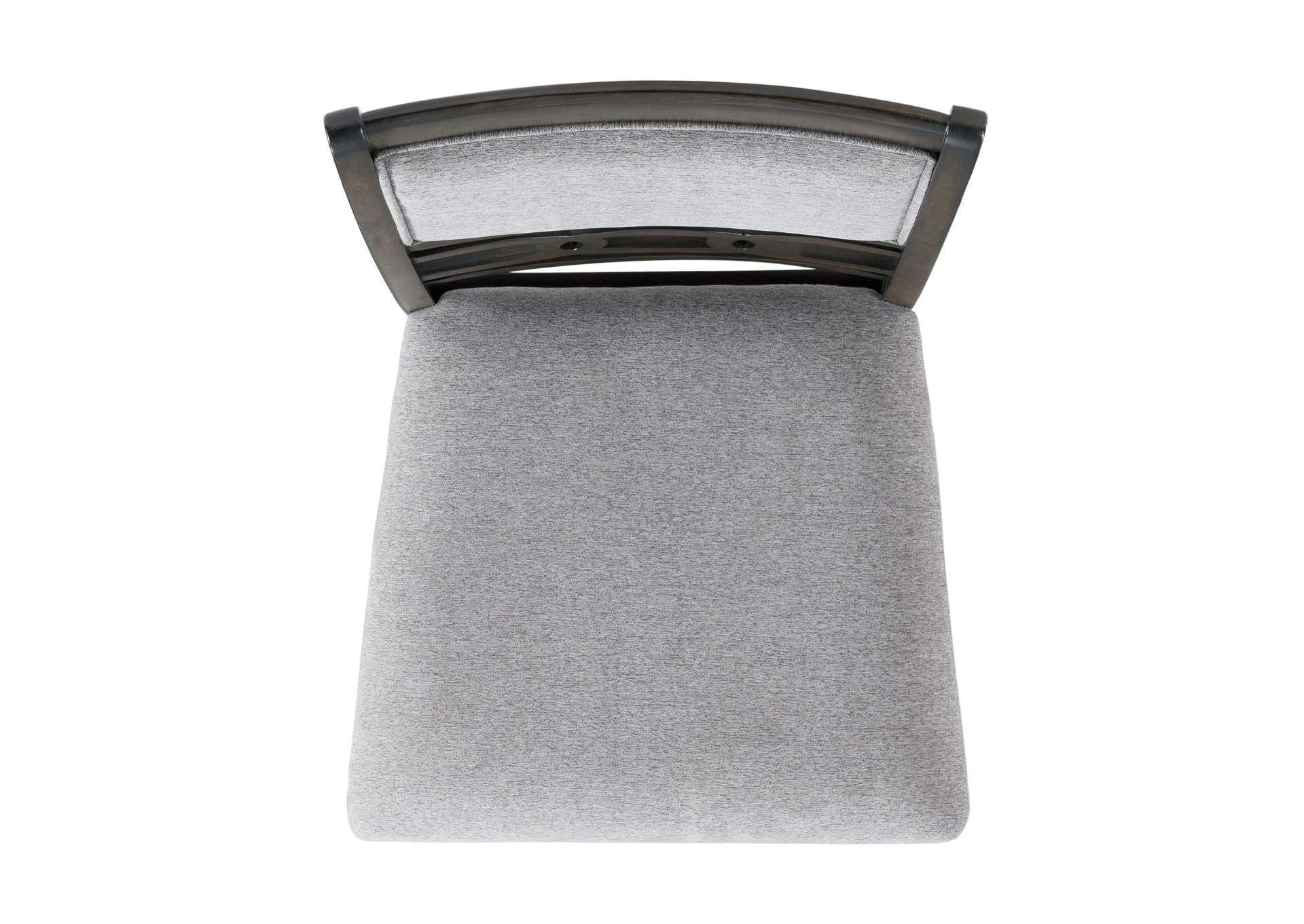 Amherst Dining Side Chair With Fabric Cushion Side Stretcher Grey Finish 2 Per Pack,Elements