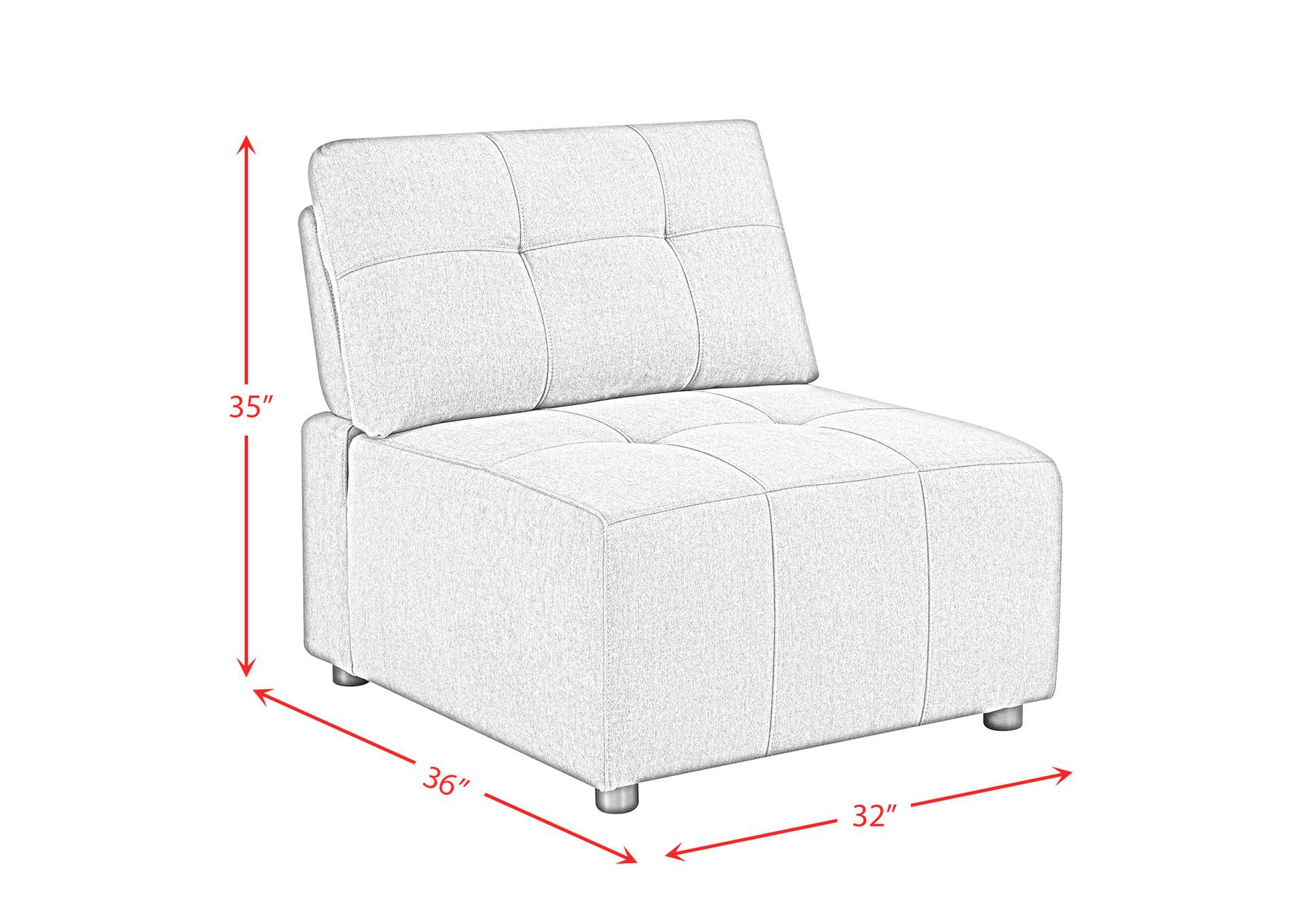 Armani Left Hand Facing Modular 4 Piece Sectional With Chaise In Natural,Elements