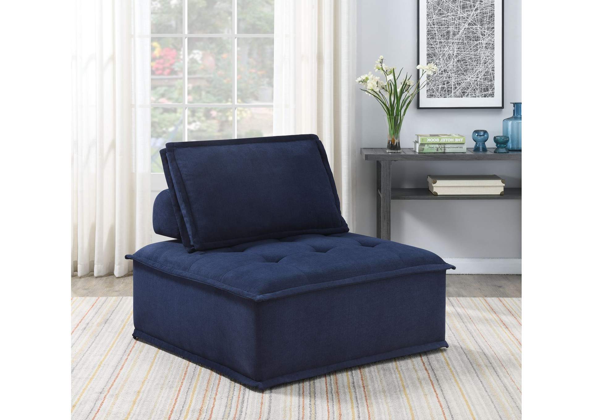 Ashton Chair In Columbia Navy,Elements