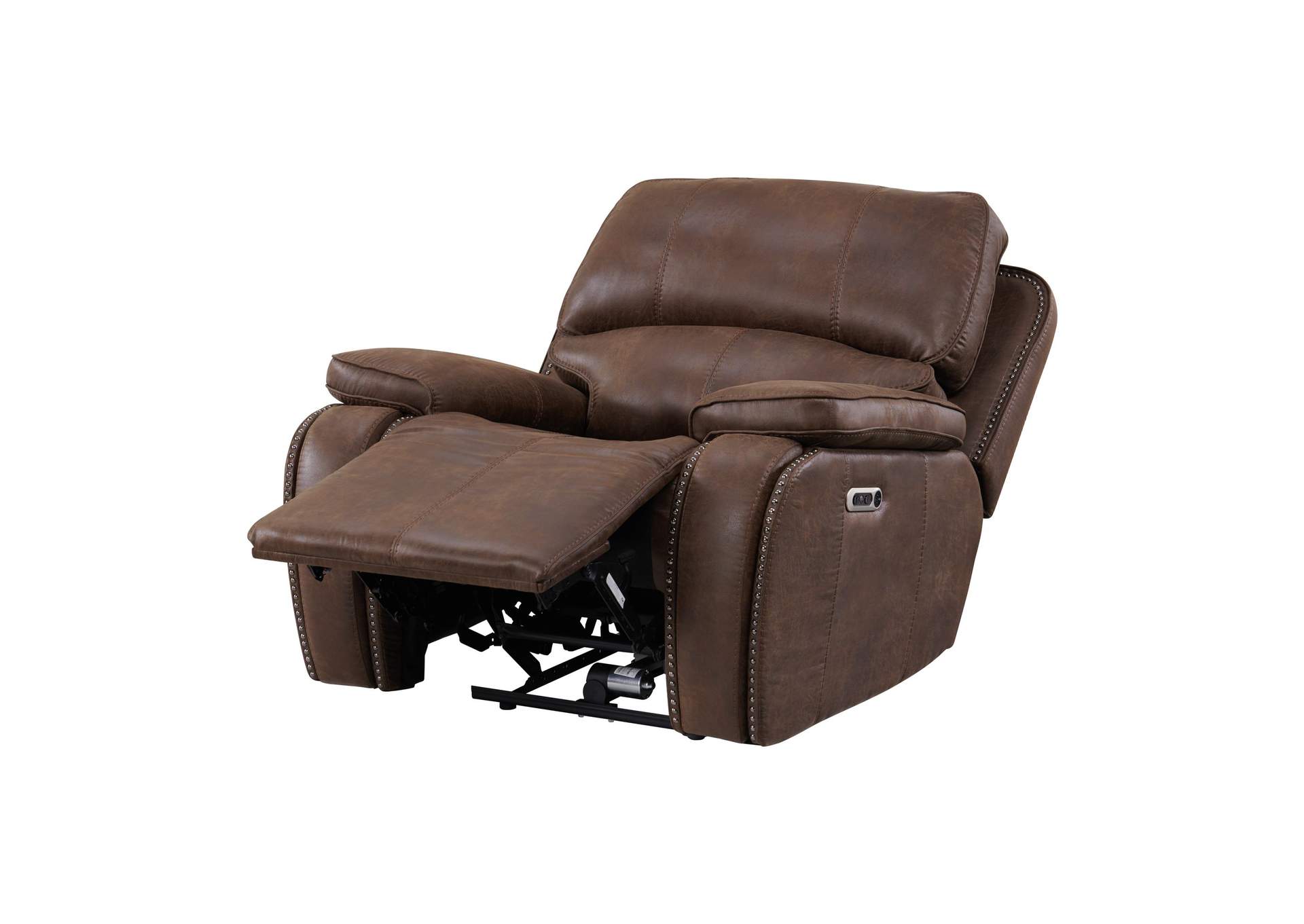 Atlantis Power Motion Recliner In Heritage Brown,Elements