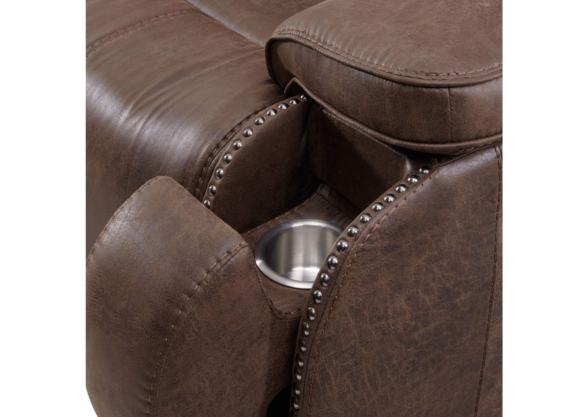 Atlantis Motion Sofa In Heritage Brown,Elements