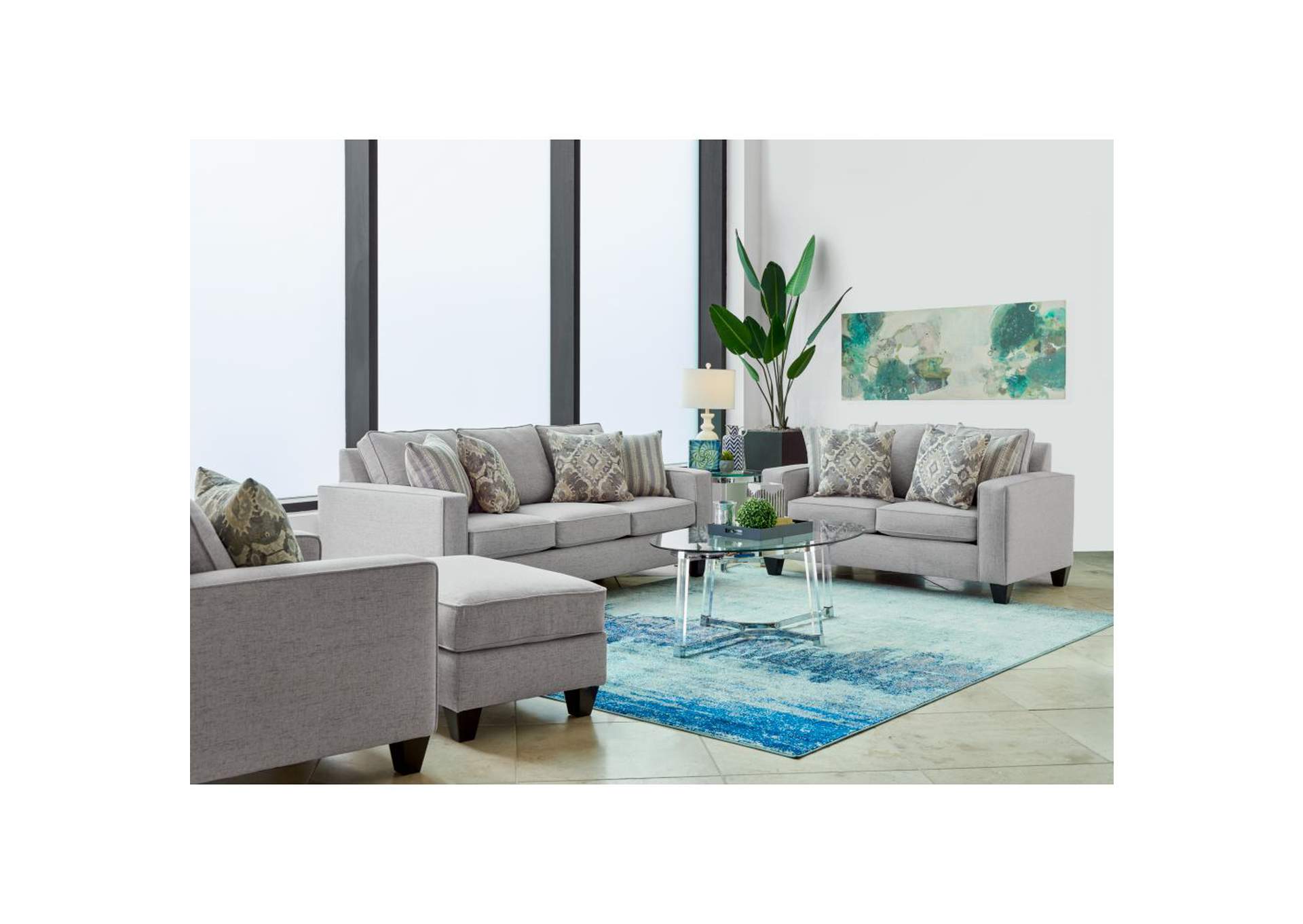 409 2 Piece Set With Sofa And Loveseat In Sincere Austere,Elements