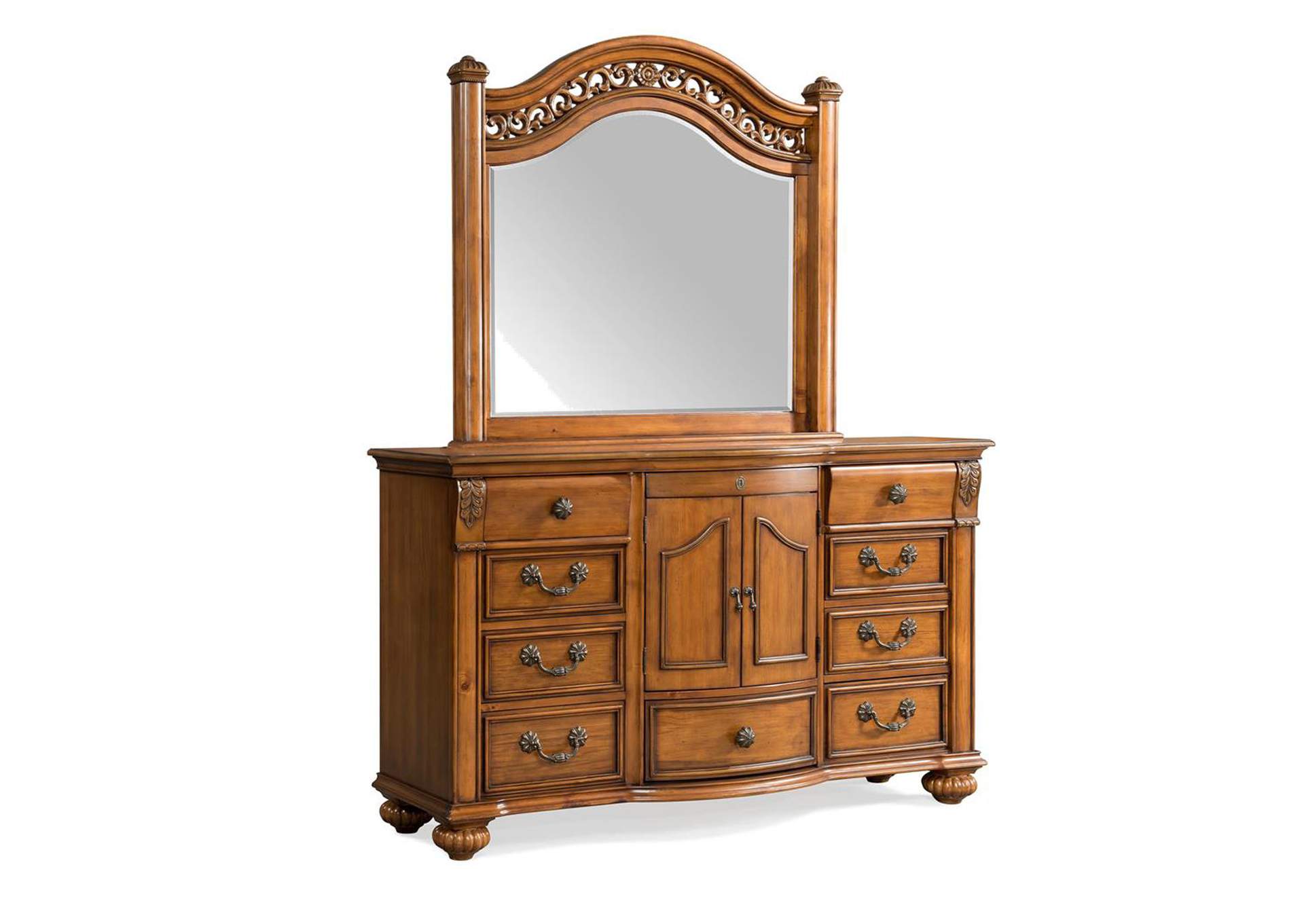 Barkley Square King Poster 5 Piece Bedroom Set,Elements