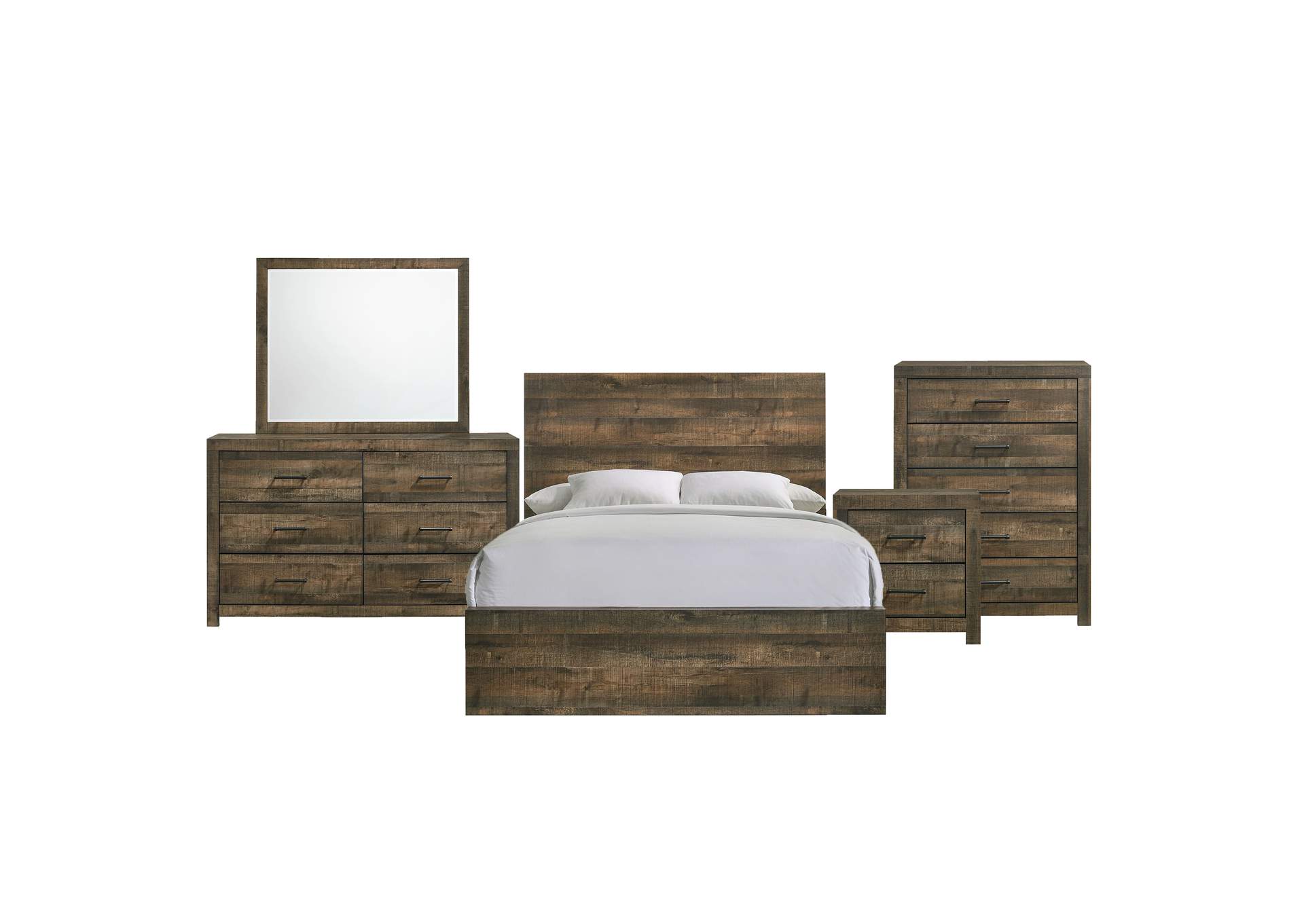 Bailey Full Panel 5 Piece Bedroom Set,Elements
