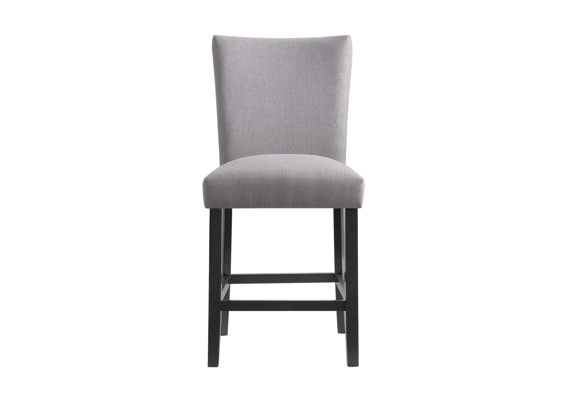 Beckley Counter Side Chair With Dark Grey Linen No Nailhead 2 Per Pack,Elements