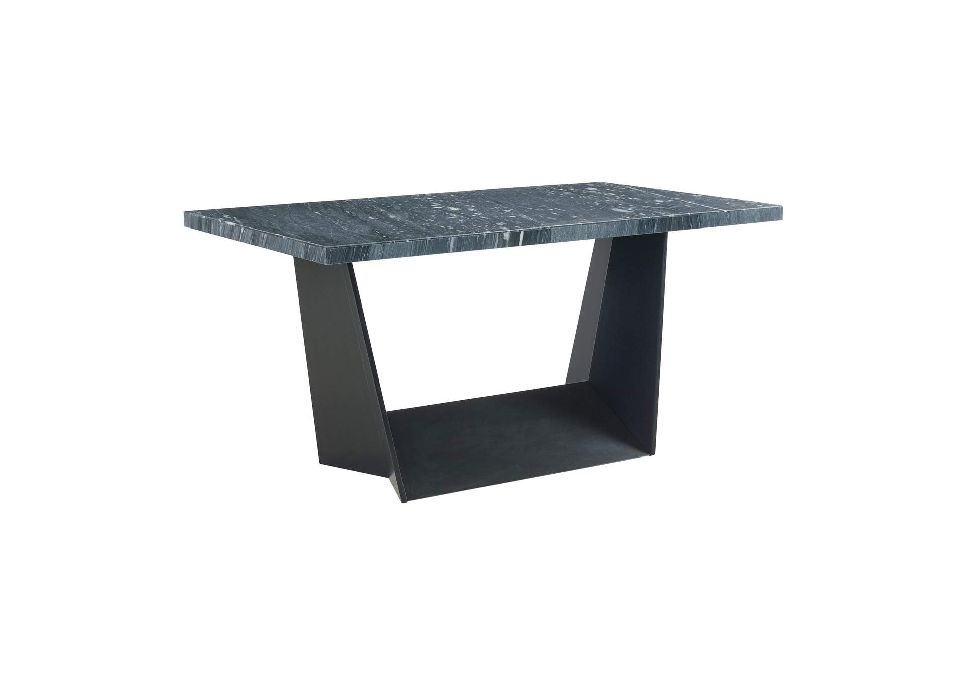 Beckley Counter Table In Dark Marble Top,Elements