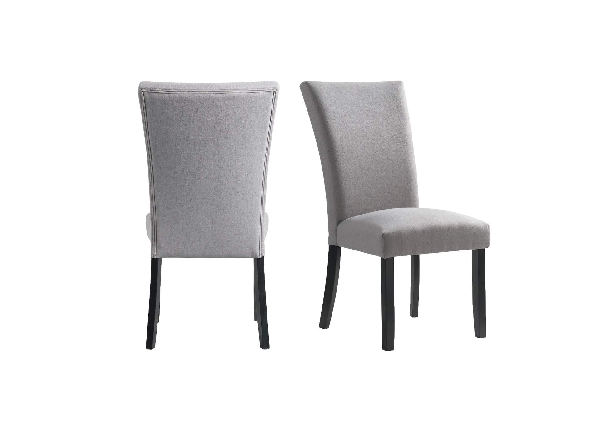 Beckley Side Chair With Dark Grey Linen No Nailhead 2 Per Pack,Elements