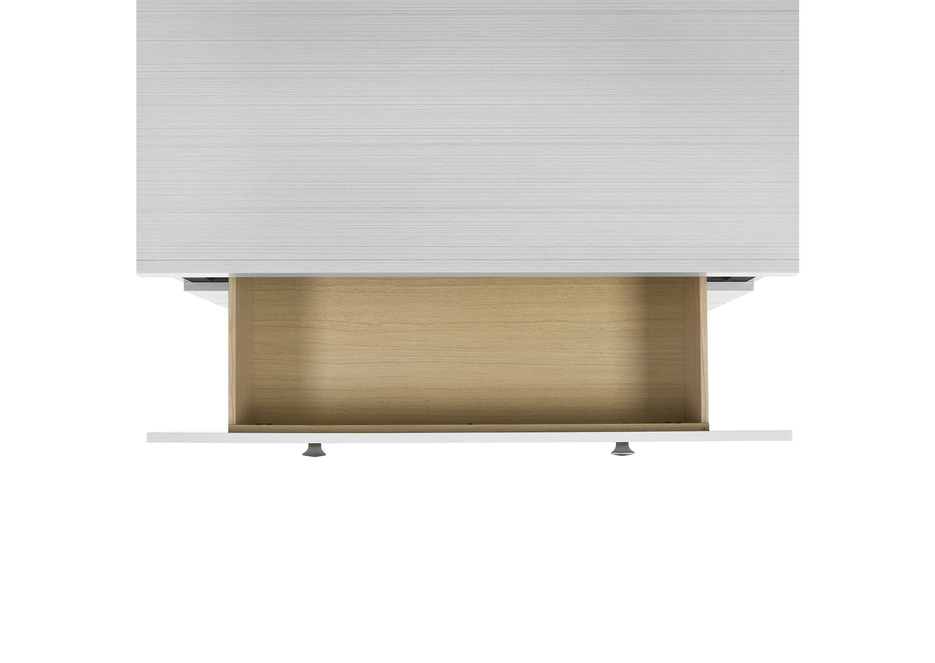 Belinda Queen Panel 3 Piece Bedroom Set In White,Elements