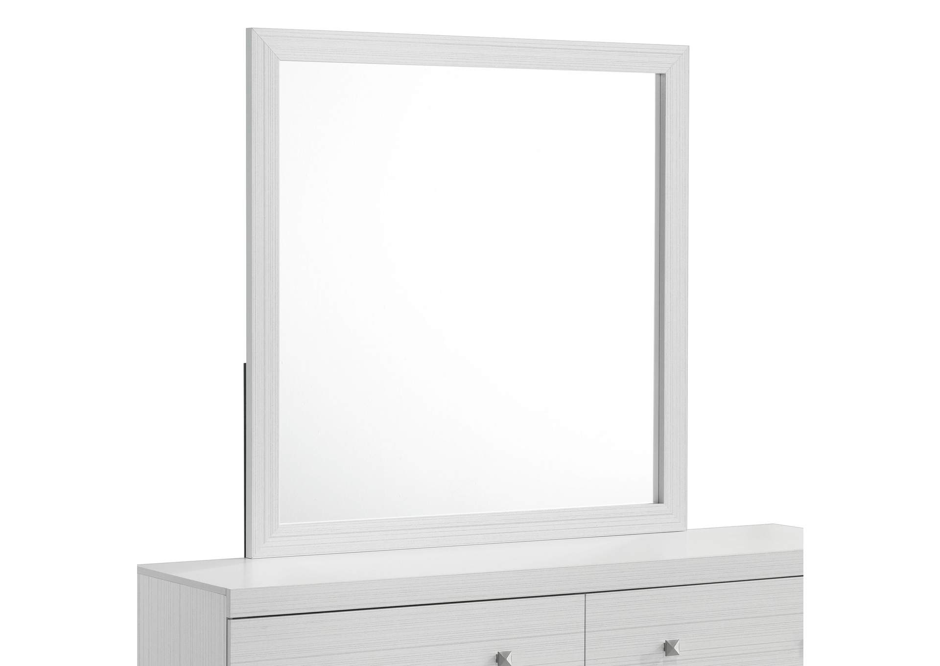Belinda Queen Panel 5 Piece Bedroom Set In White,Elements
