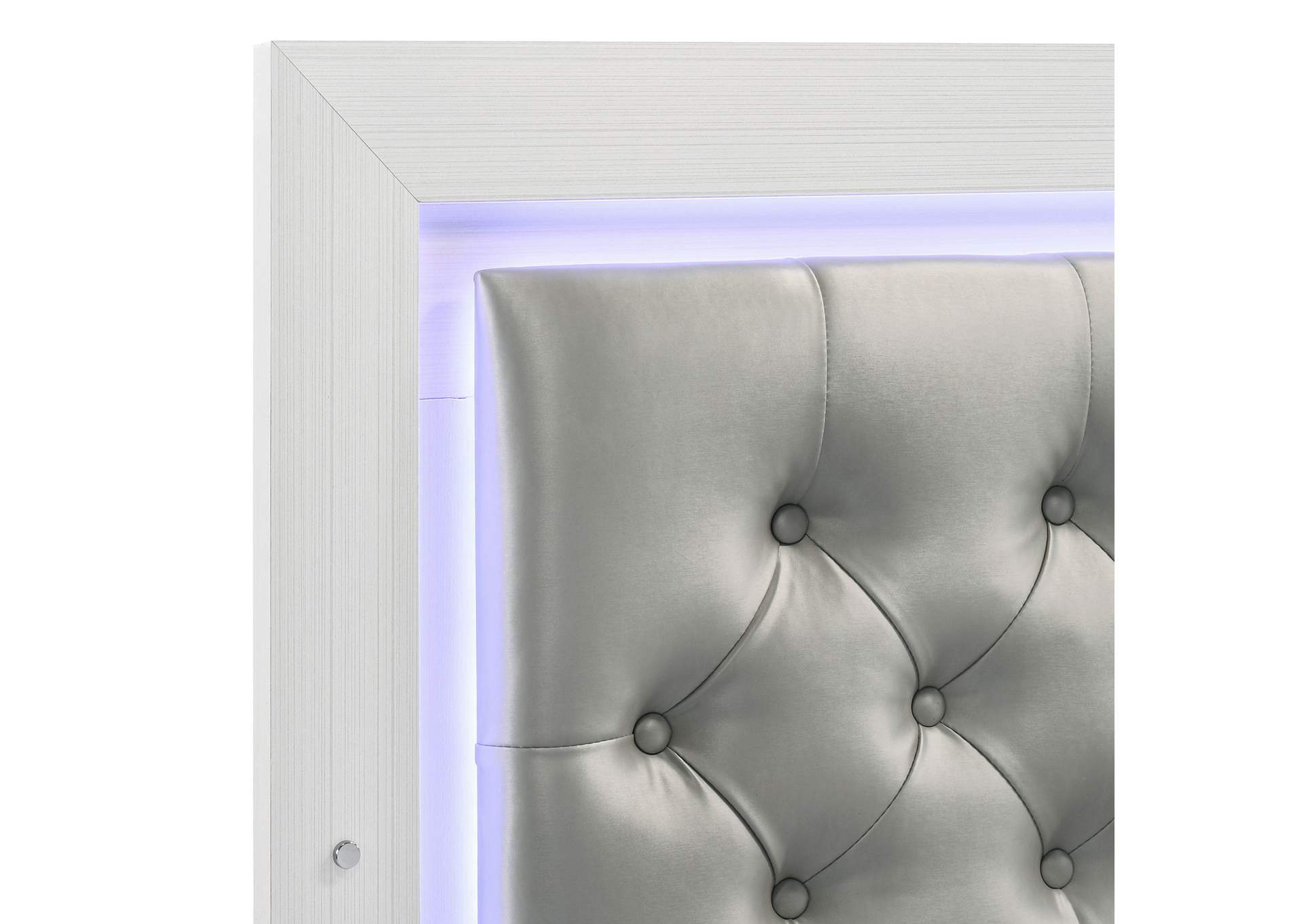 Belinda King Bed In White,Elements