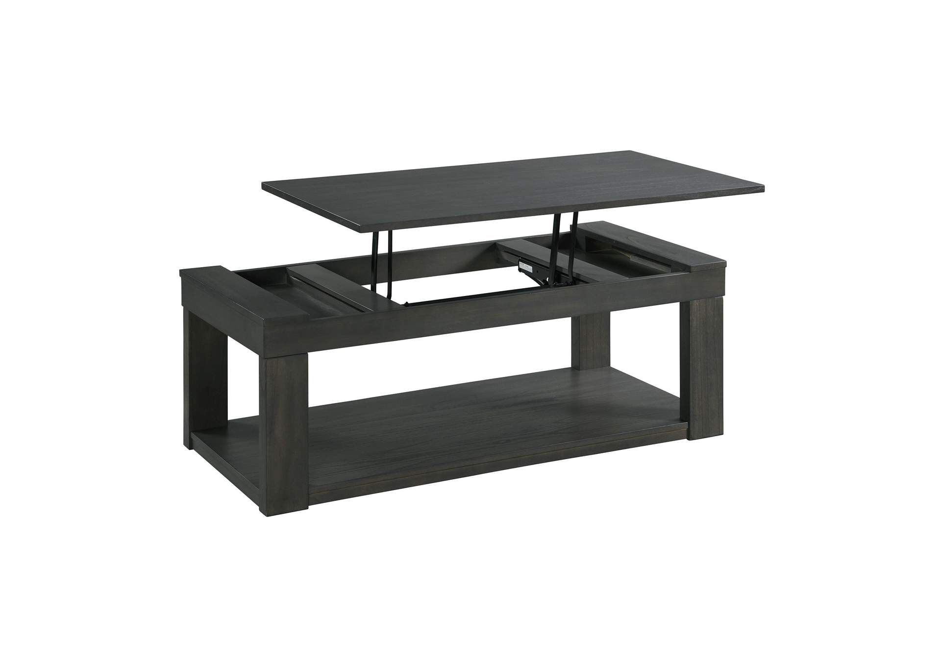 Benton Occasional Three Table Set With Lift Top Coffee Dark Finish,Elements