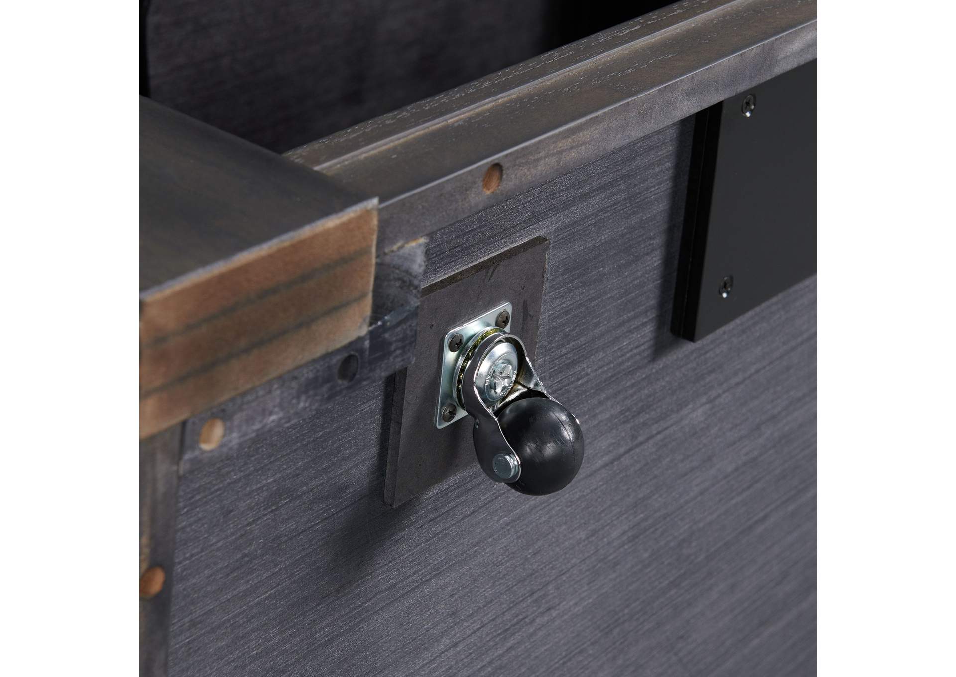 Benton Occasional Three Table Set With Lift Top Coffee Dark Finish,Elements