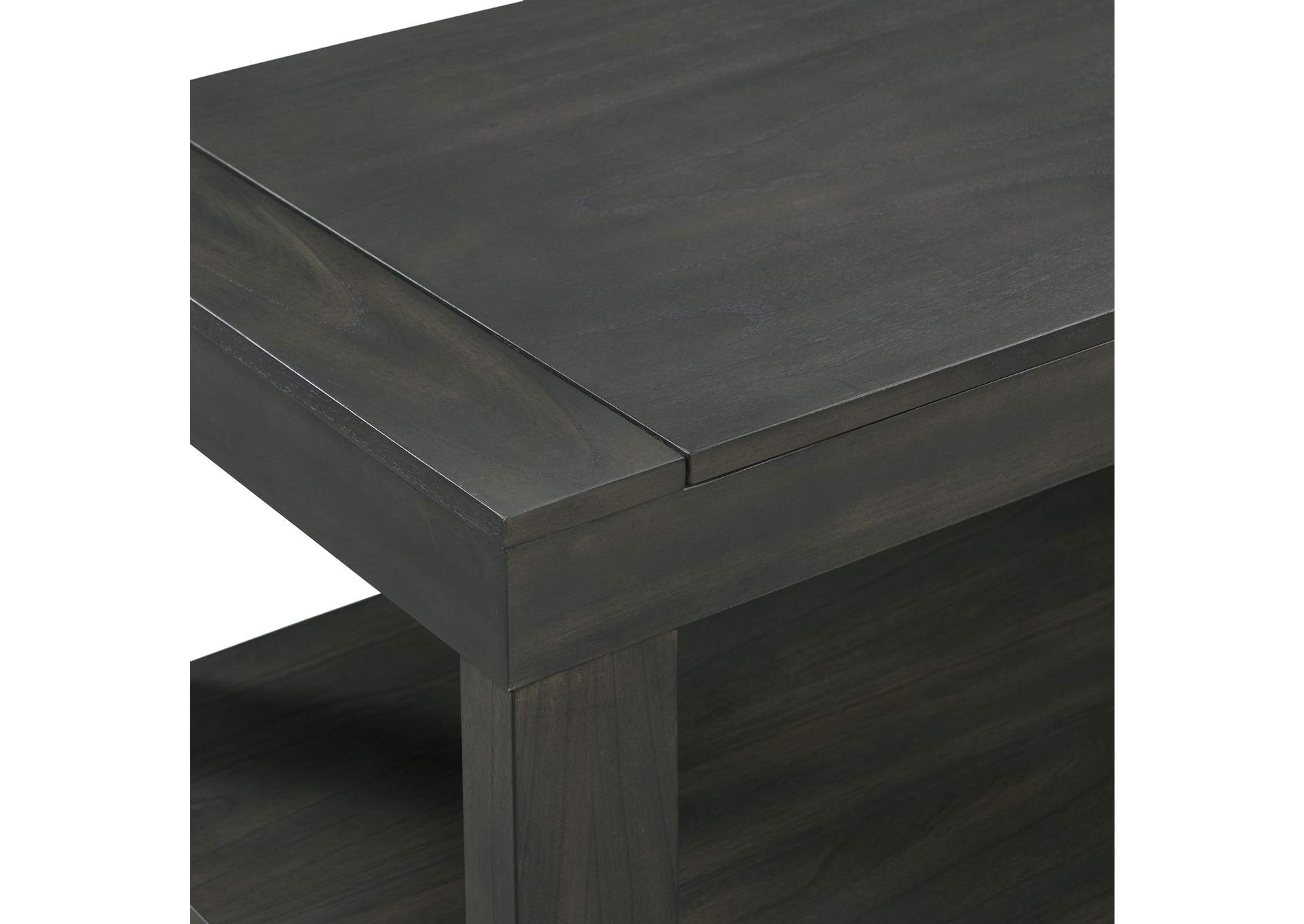 Benton Occasional Three Table Set With Lift Top Coffee Dark Finish,Elements