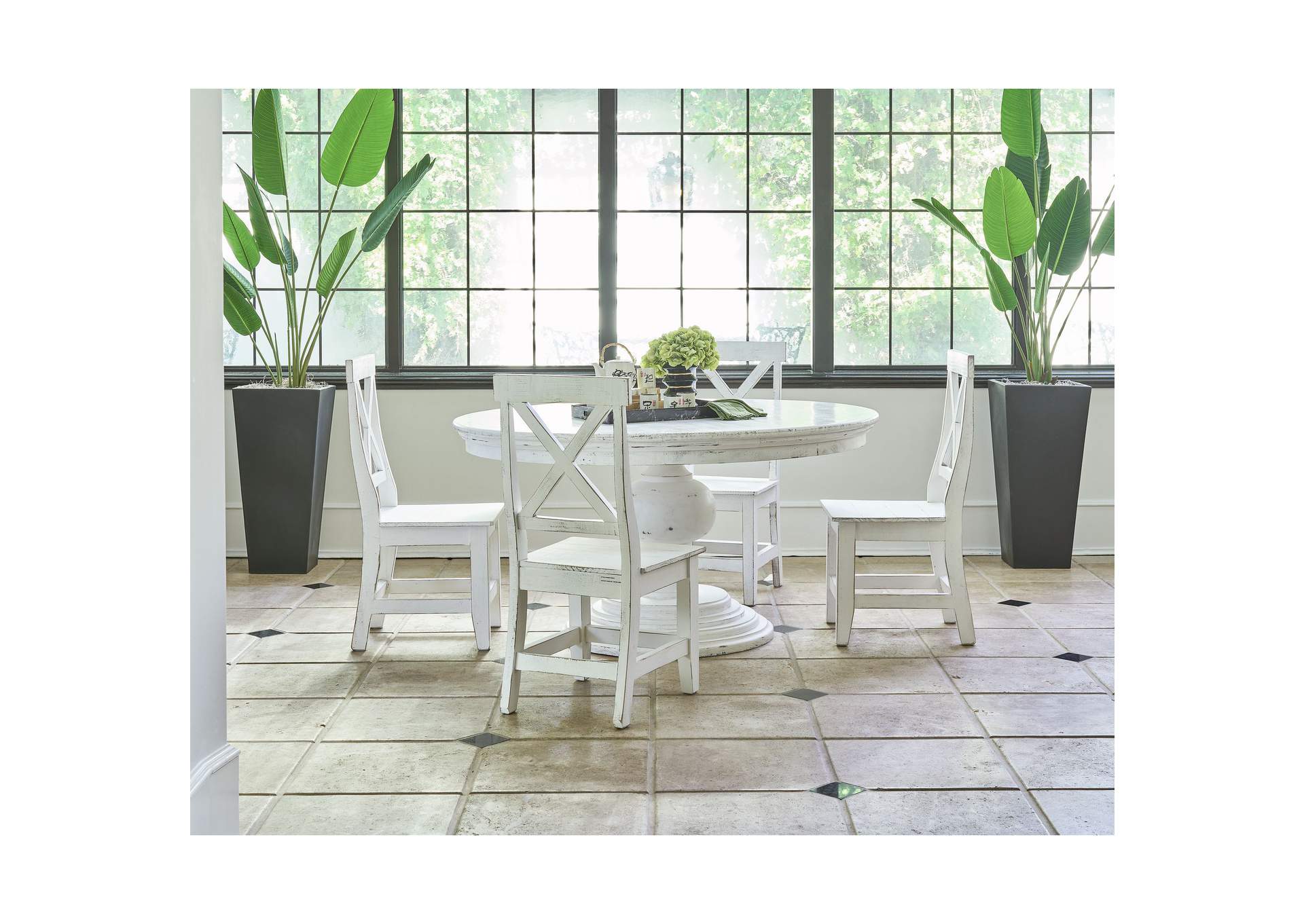 Britton Dining - White - Side Chair,Elements