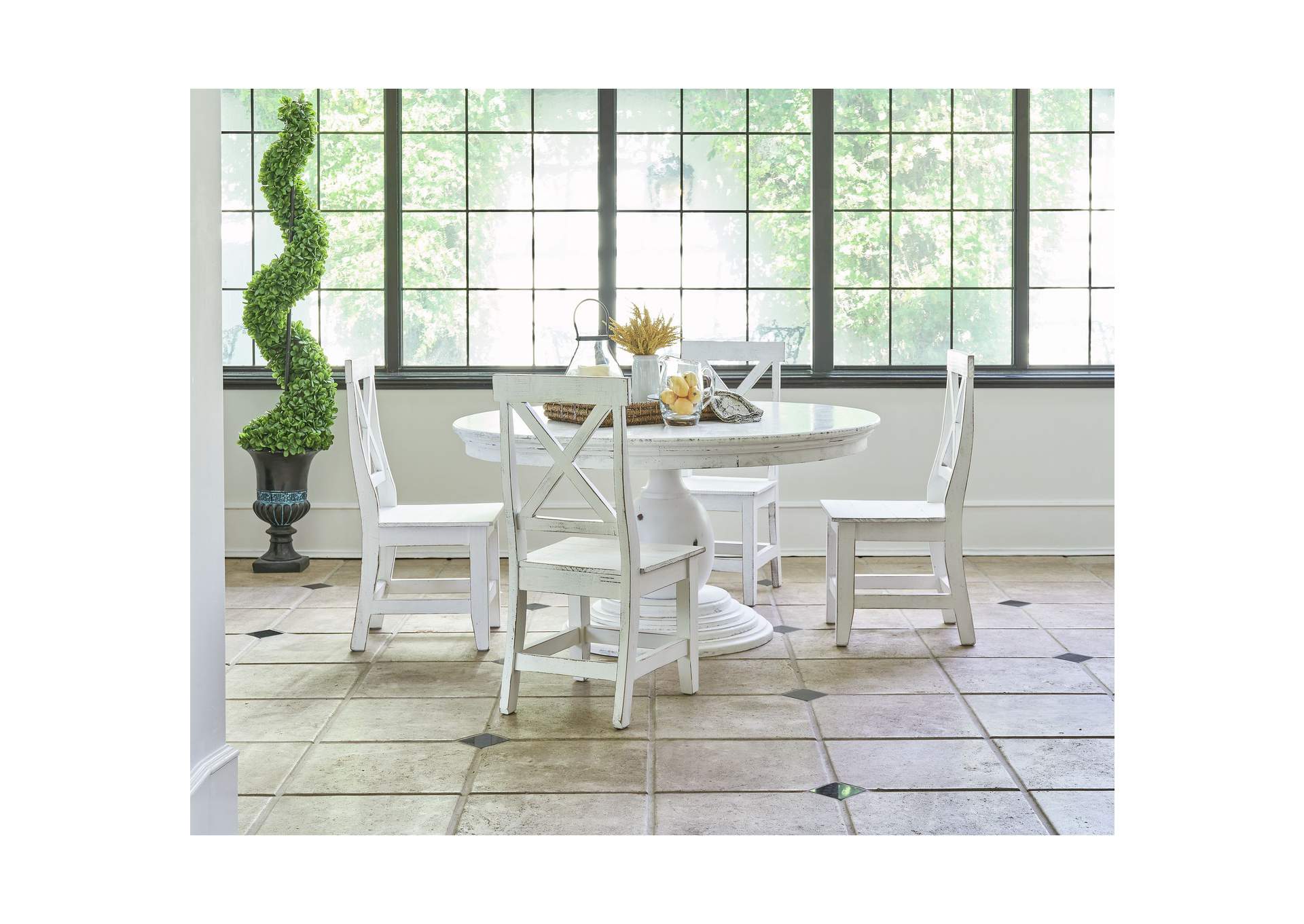 Britton Way White Dining Table 2 Mary,Elements