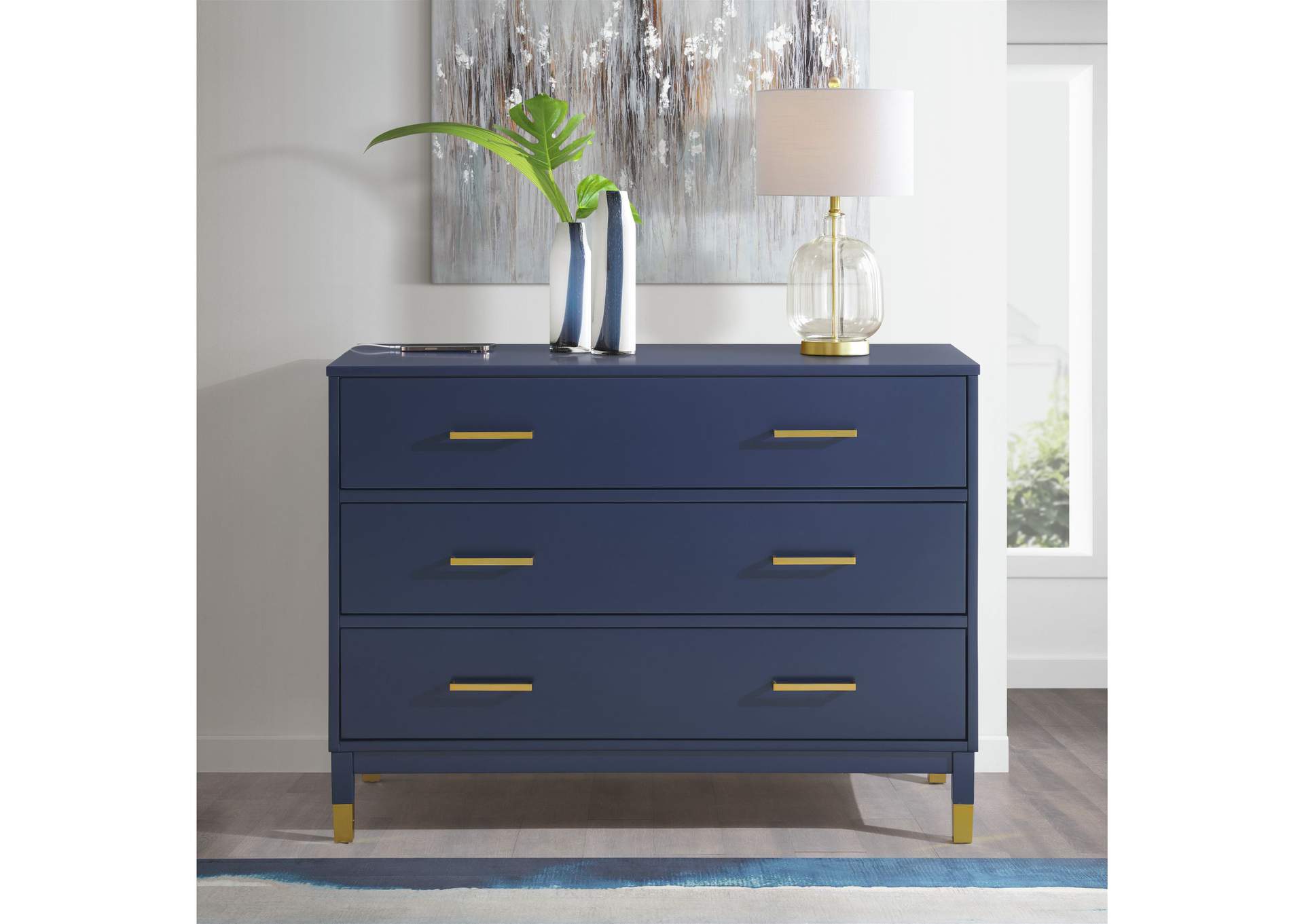 Bruno Chest With Power Port In Navy,Elements