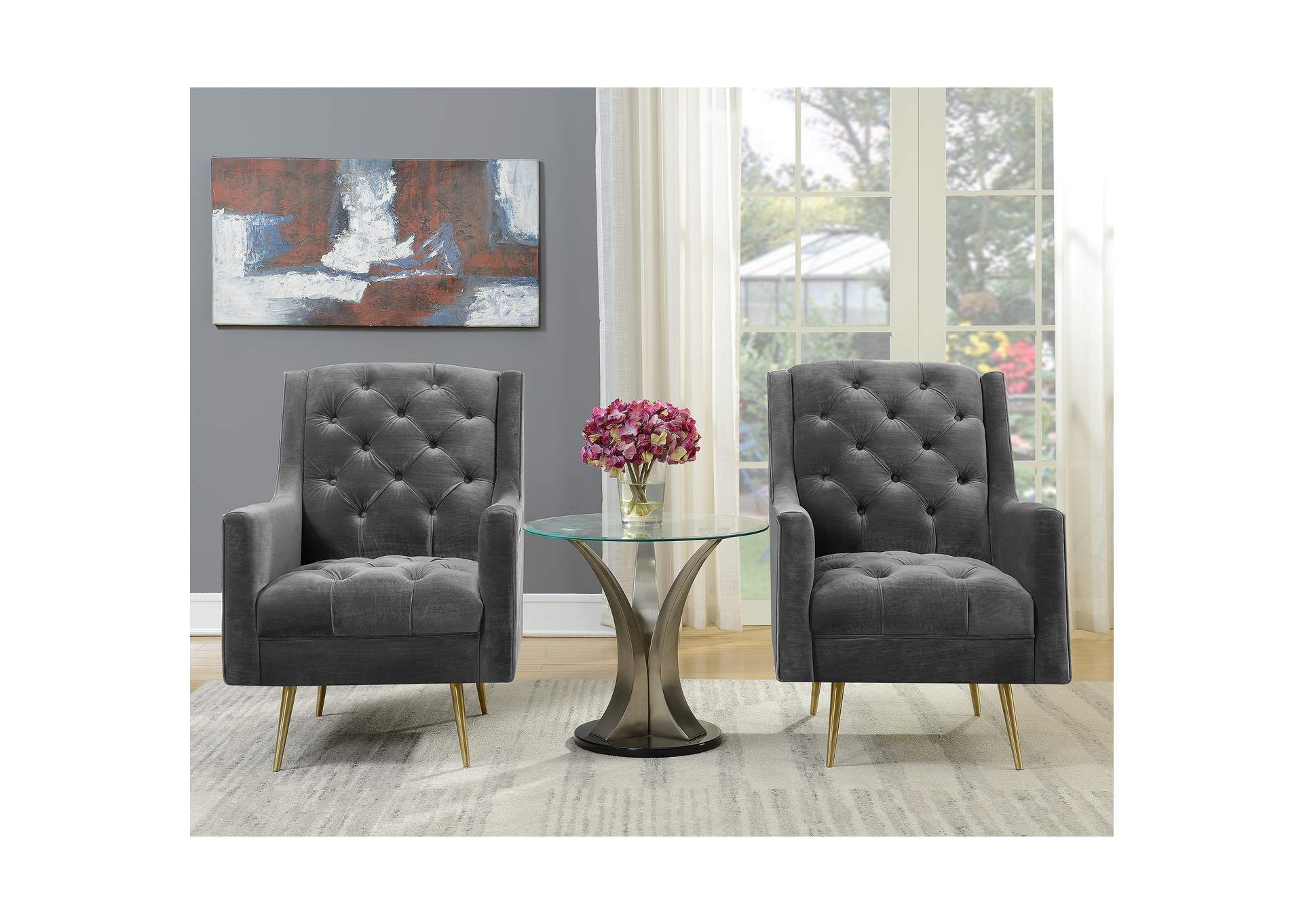 Bryan Accent Chair Broadway Metal,Elements