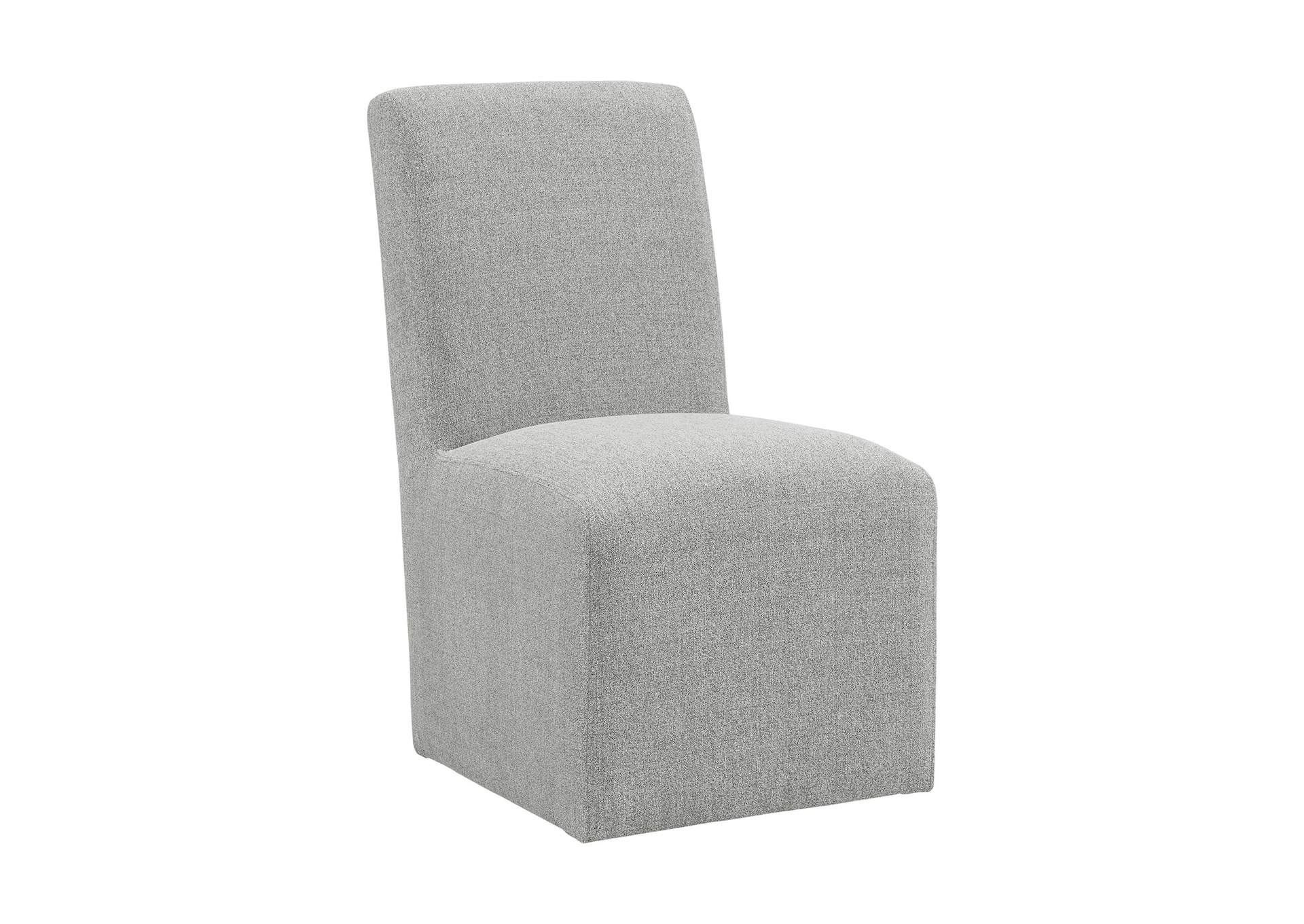Nero Dining Side Chair (Set Of 2) With Grey Fabric,Elements