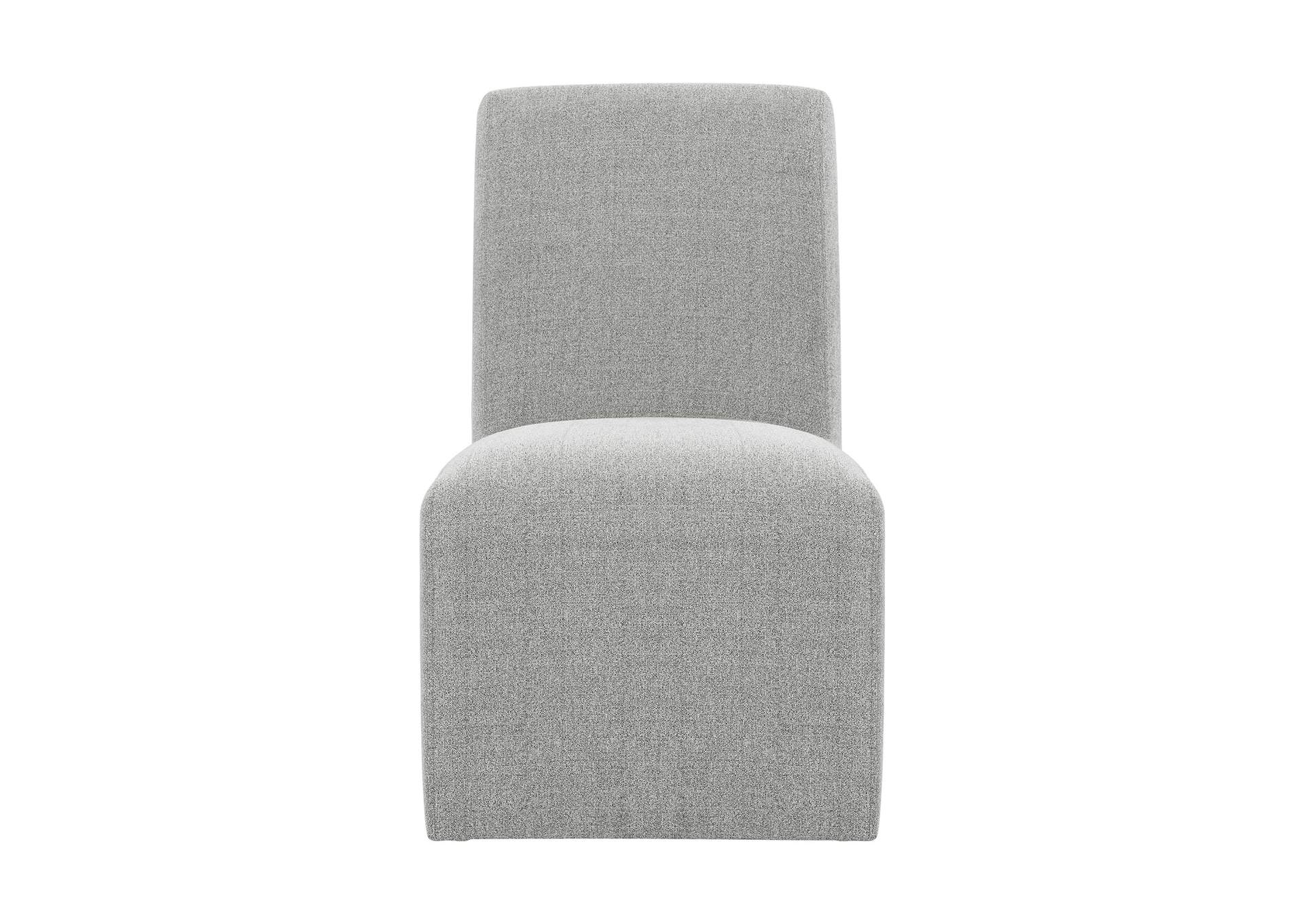 Nero Dining Side Chair (Set Of 2) With Grey Fabric,Elements