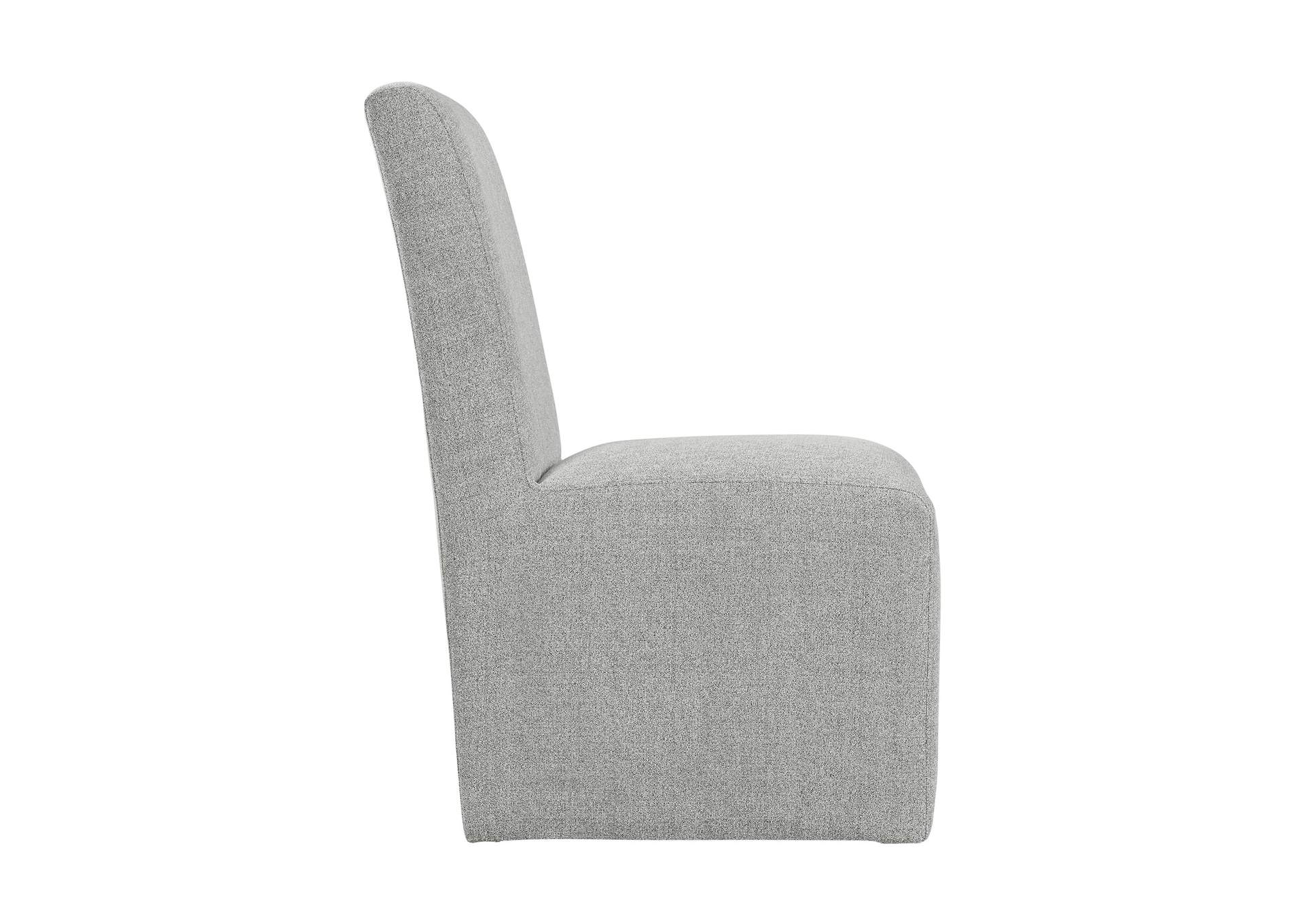 Nero Dining Side Chair (Set Of 2) With Grey Fabric,Elements