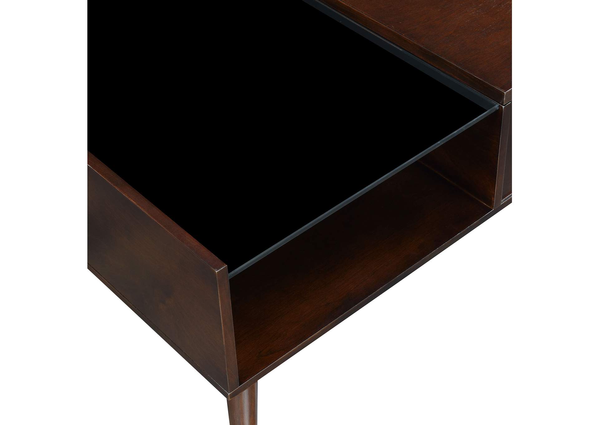 June 2 Piece Occasional Table Set In Espresso - Coffee Table End Table,Elements