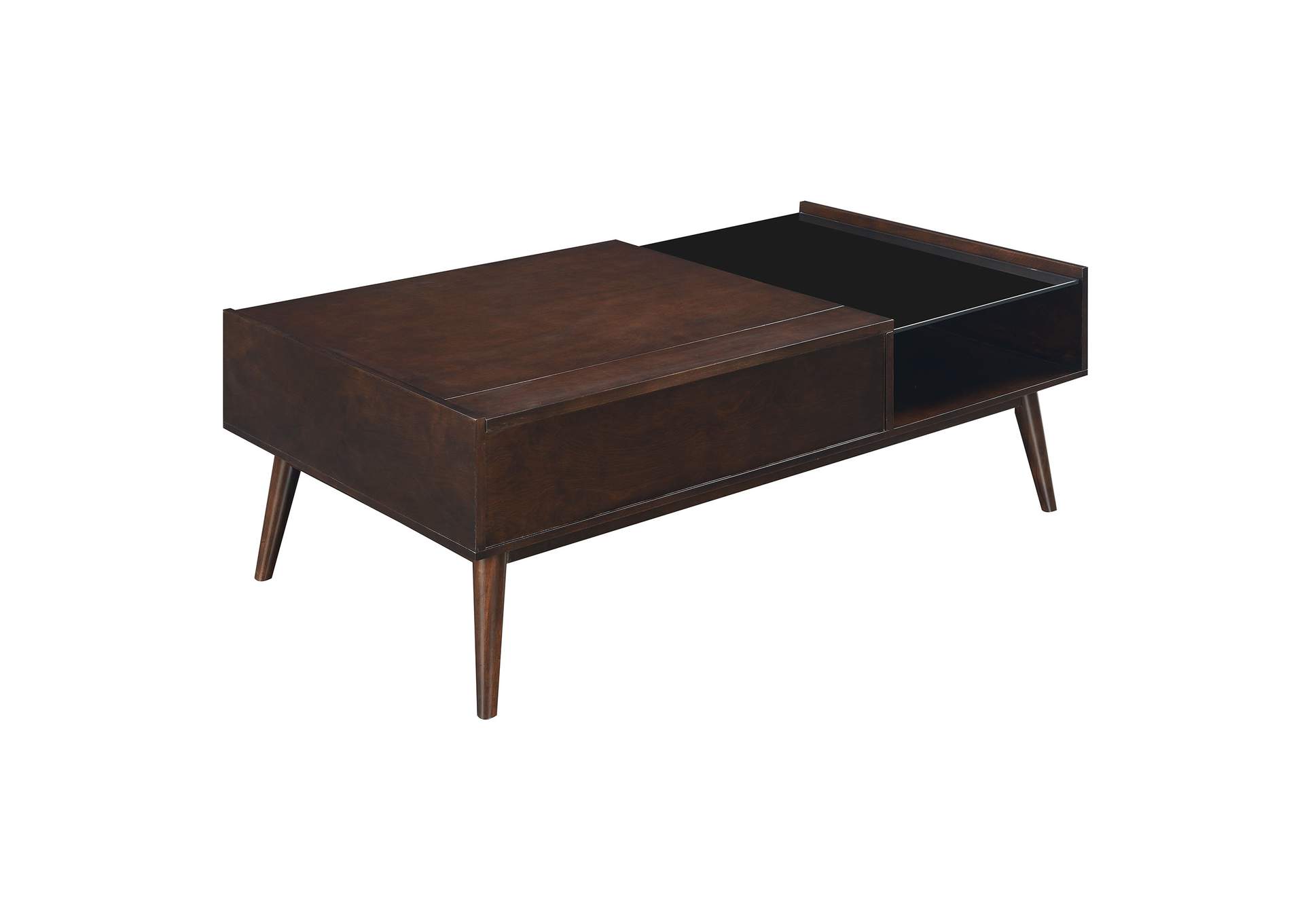 June 2 Piece Occasional Table Set In Espresso - Coffee Table End Table,Elements