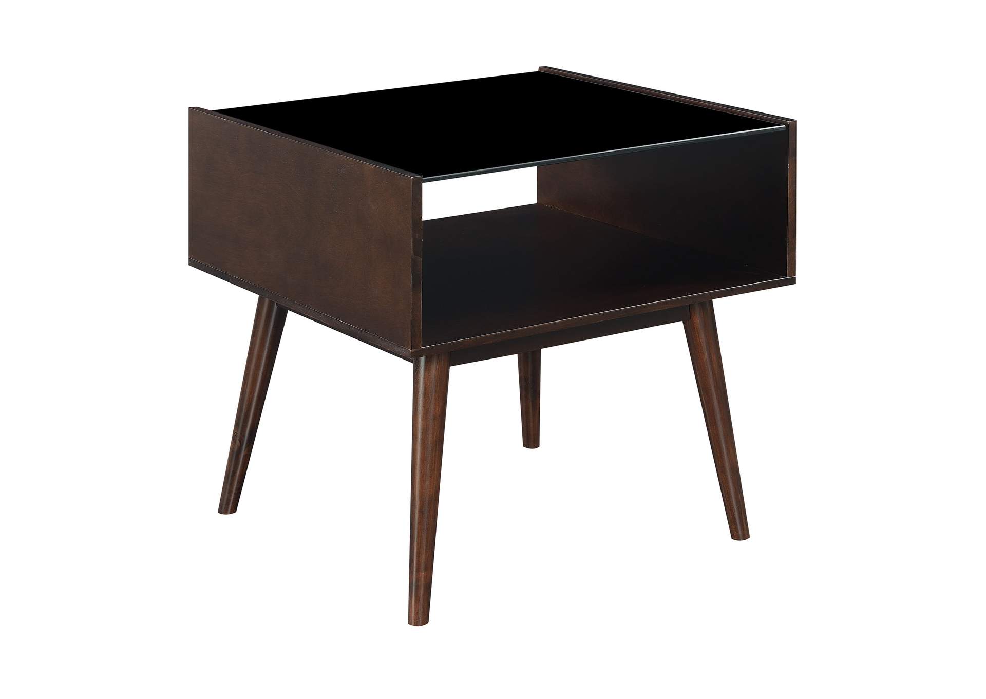 June 2 Piece Occasional Table Set In Espresso - Coffee Table End Table,Elements