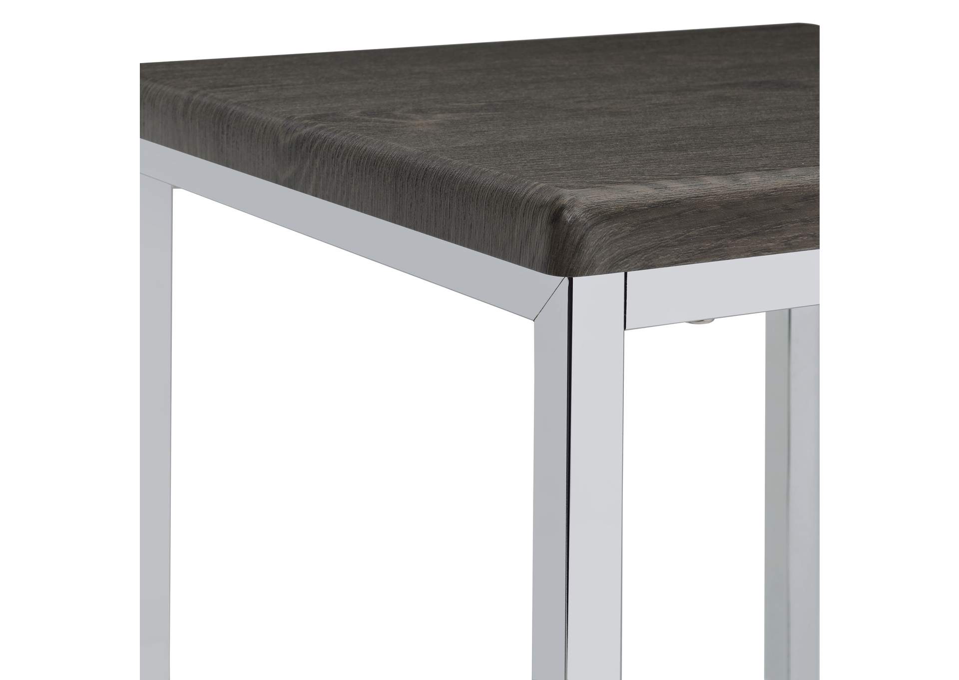 Nadia - Brown Top - 3A Bar Table Single Pack Table Three Stools,Elements