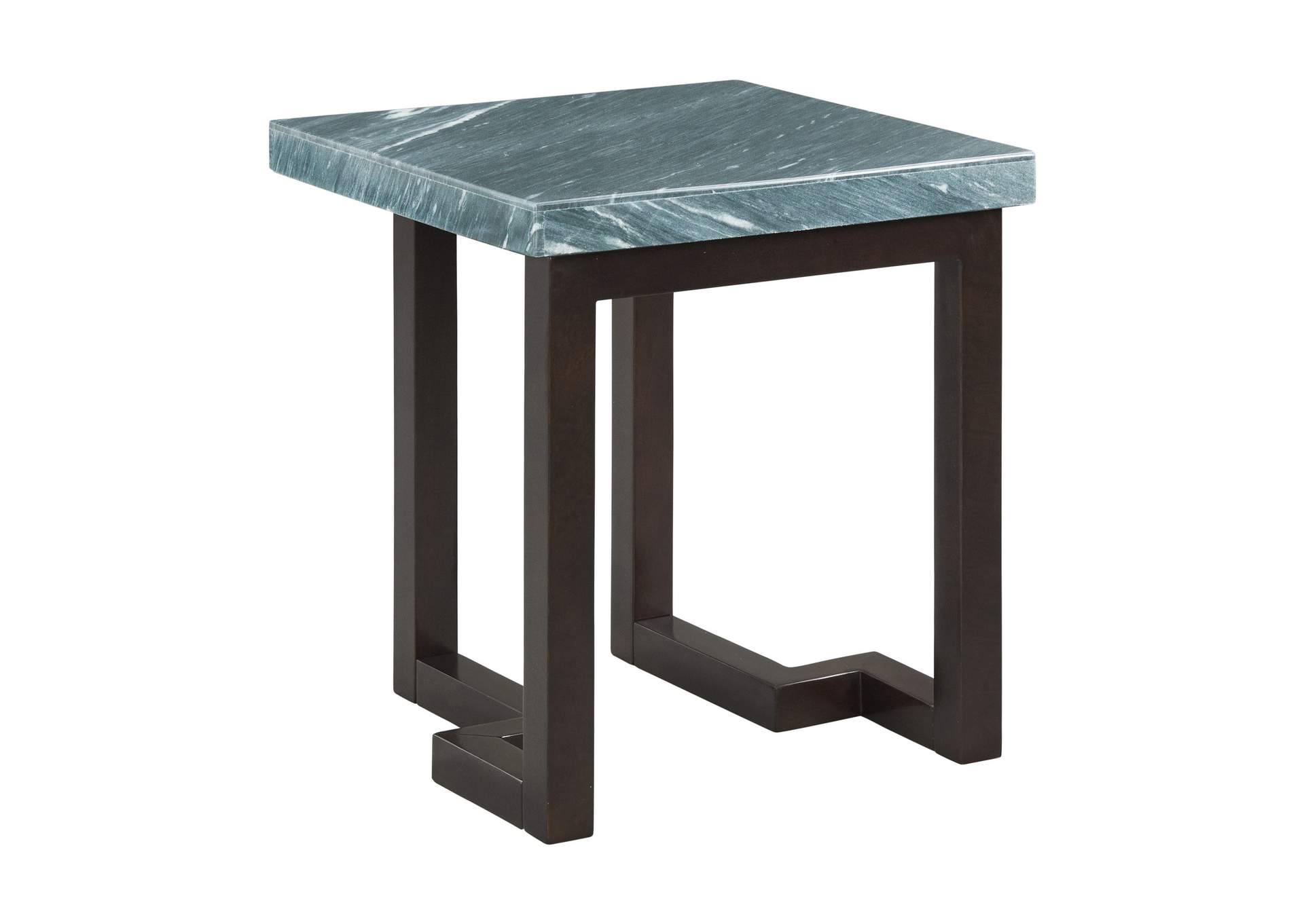 Kimble 2 Piece Occasional Marble Table Set In Gray,Elements