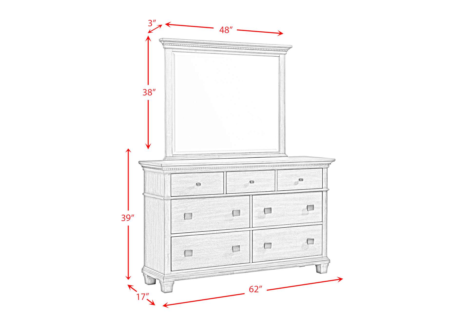 Crawford Queen Panel 5 Piece Bedroom Set In Grey,Elements
