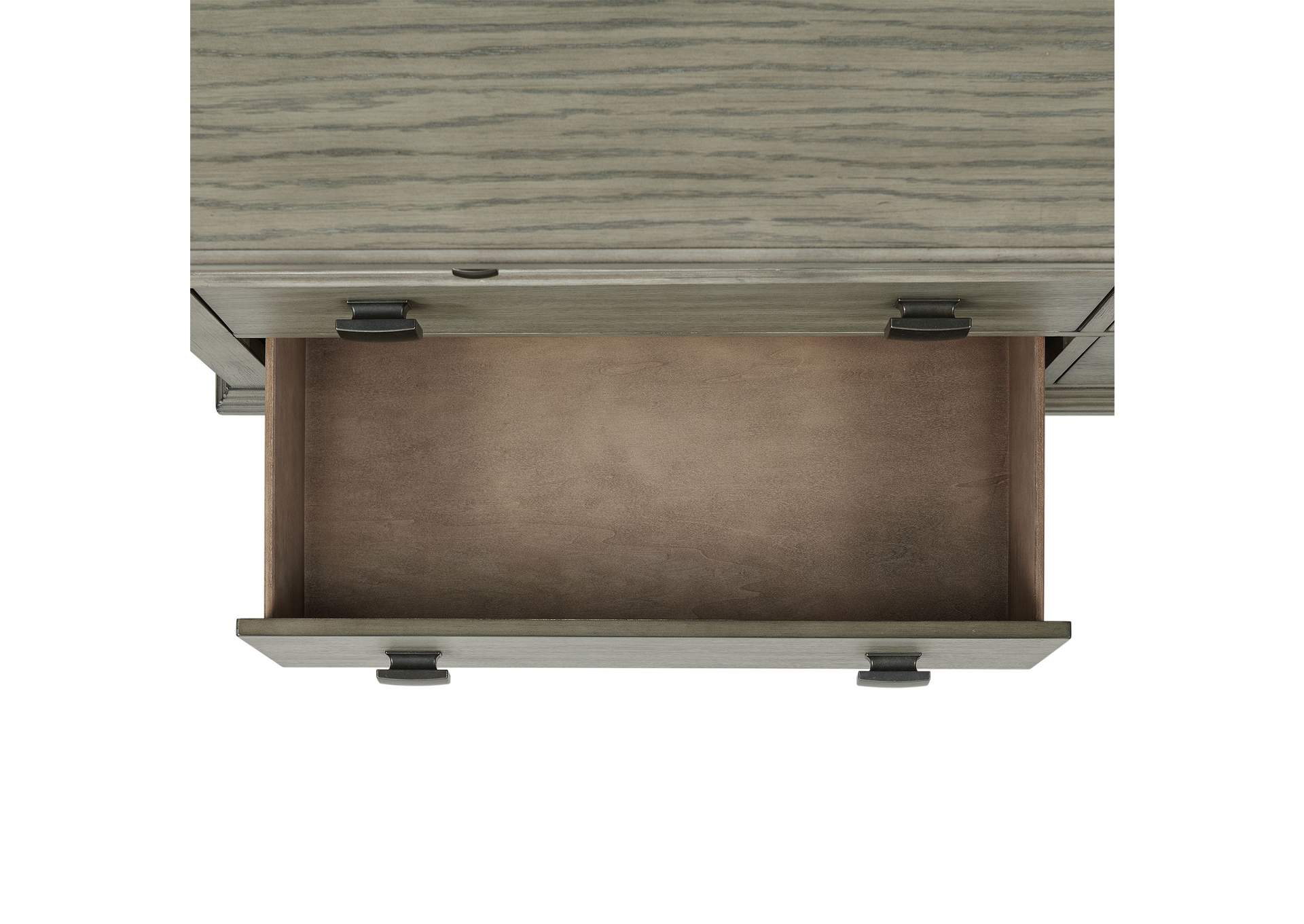 Crawford Queen Panel 5 Piece Bedroom Set In Grey,Elements