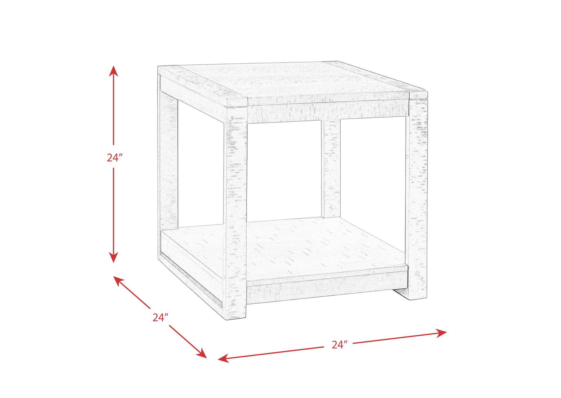 Caesar Occasional End Table,Elements