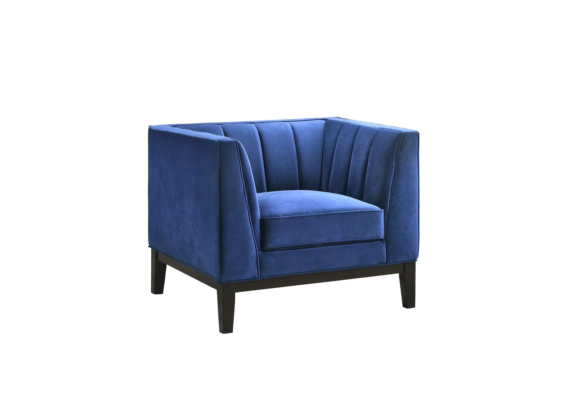 Calais Chair In Marine Dark Blue,Elements