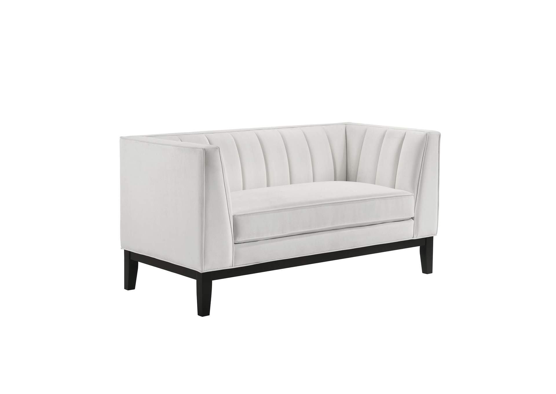 Calais Loveseat In Marine Ivory,Elements