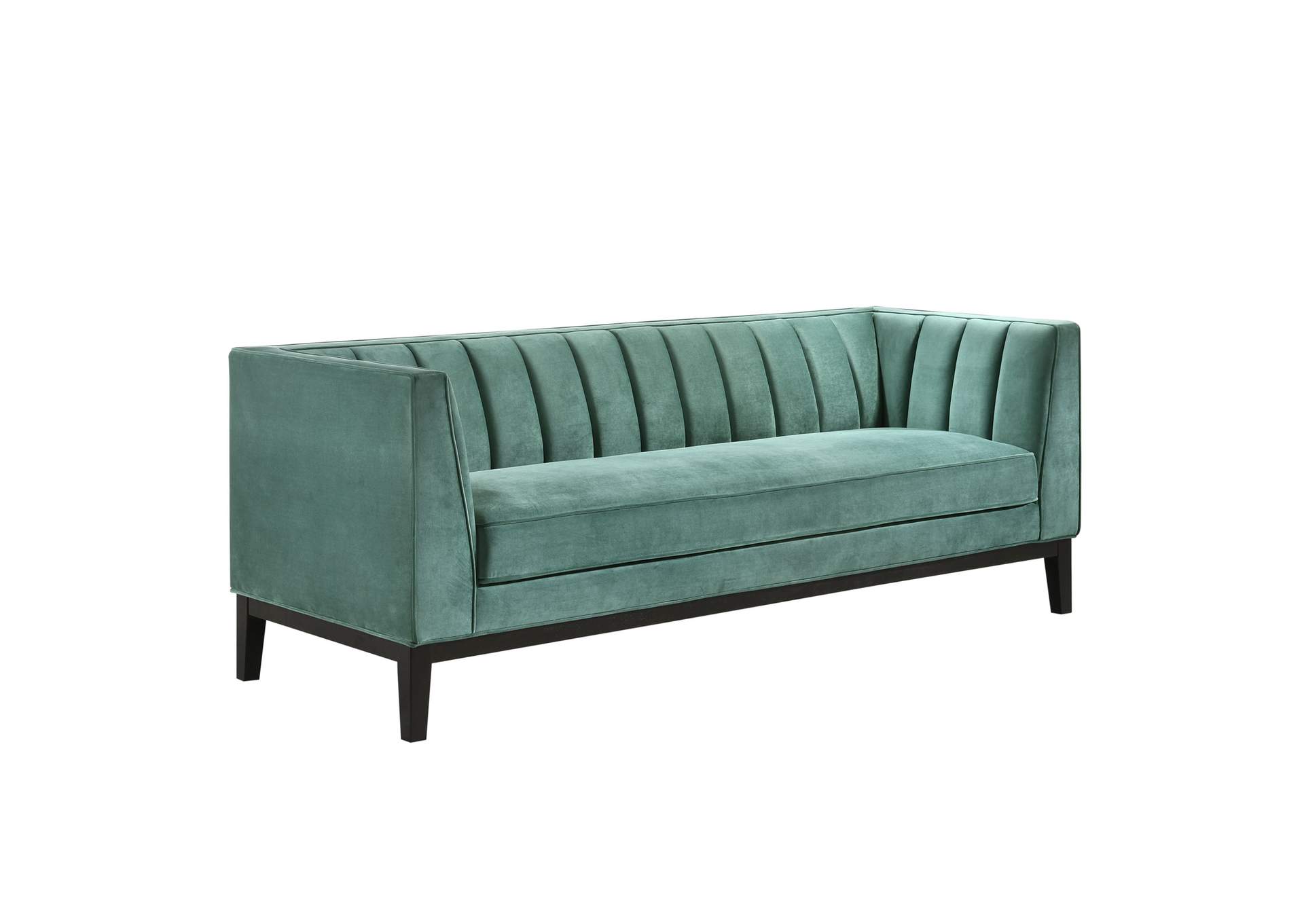 Calais 2 Piece Living Room Set In Marine Green,Elements