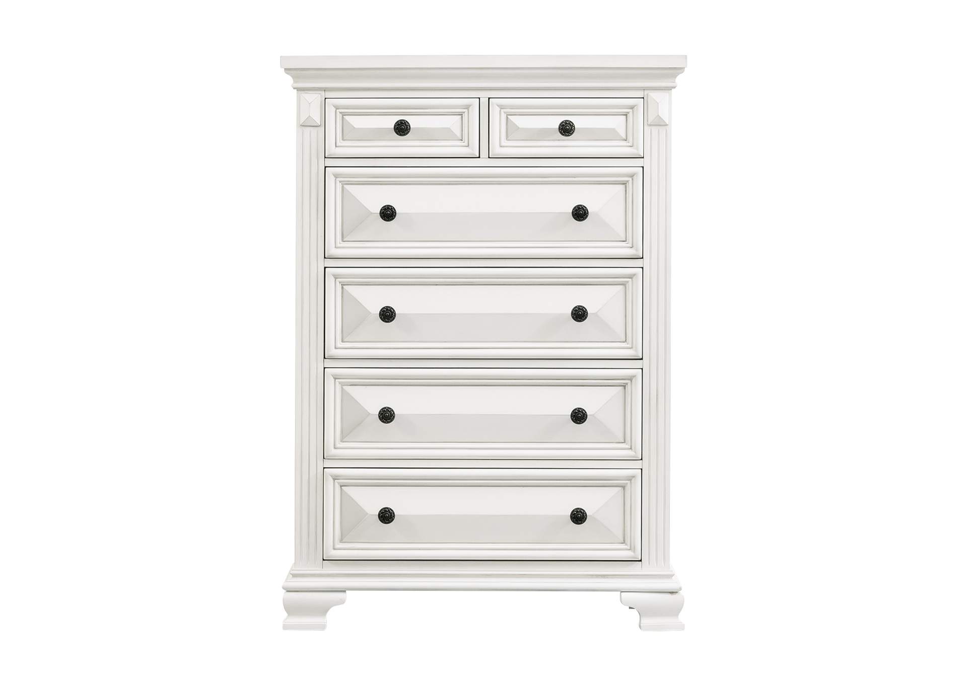 Calloway Chest Antique White Color,Elements