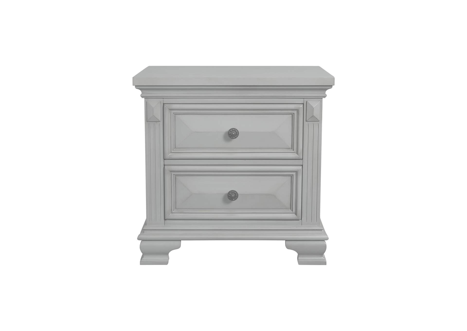 Calloway Nightstand Grey Color,Elements